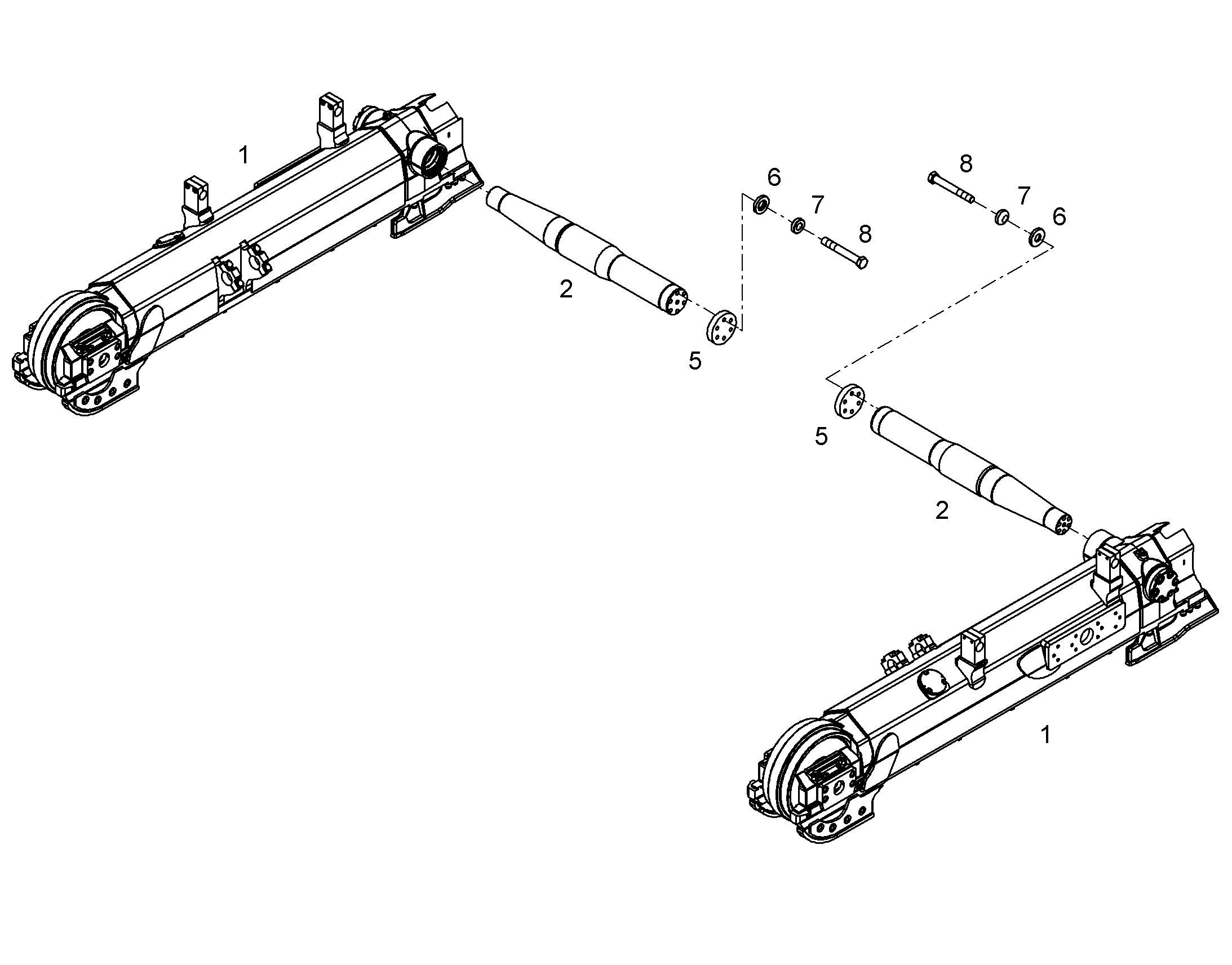ТЕЛЕЖКИ ГУСЕНИЧНЫЕ В СБОРЕ 11444332 LIEBHERR