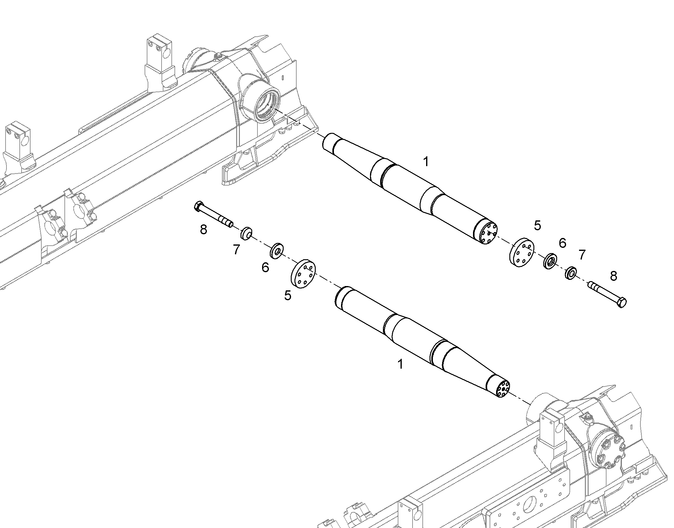 ОСЬ 12438442 LIEBHERR