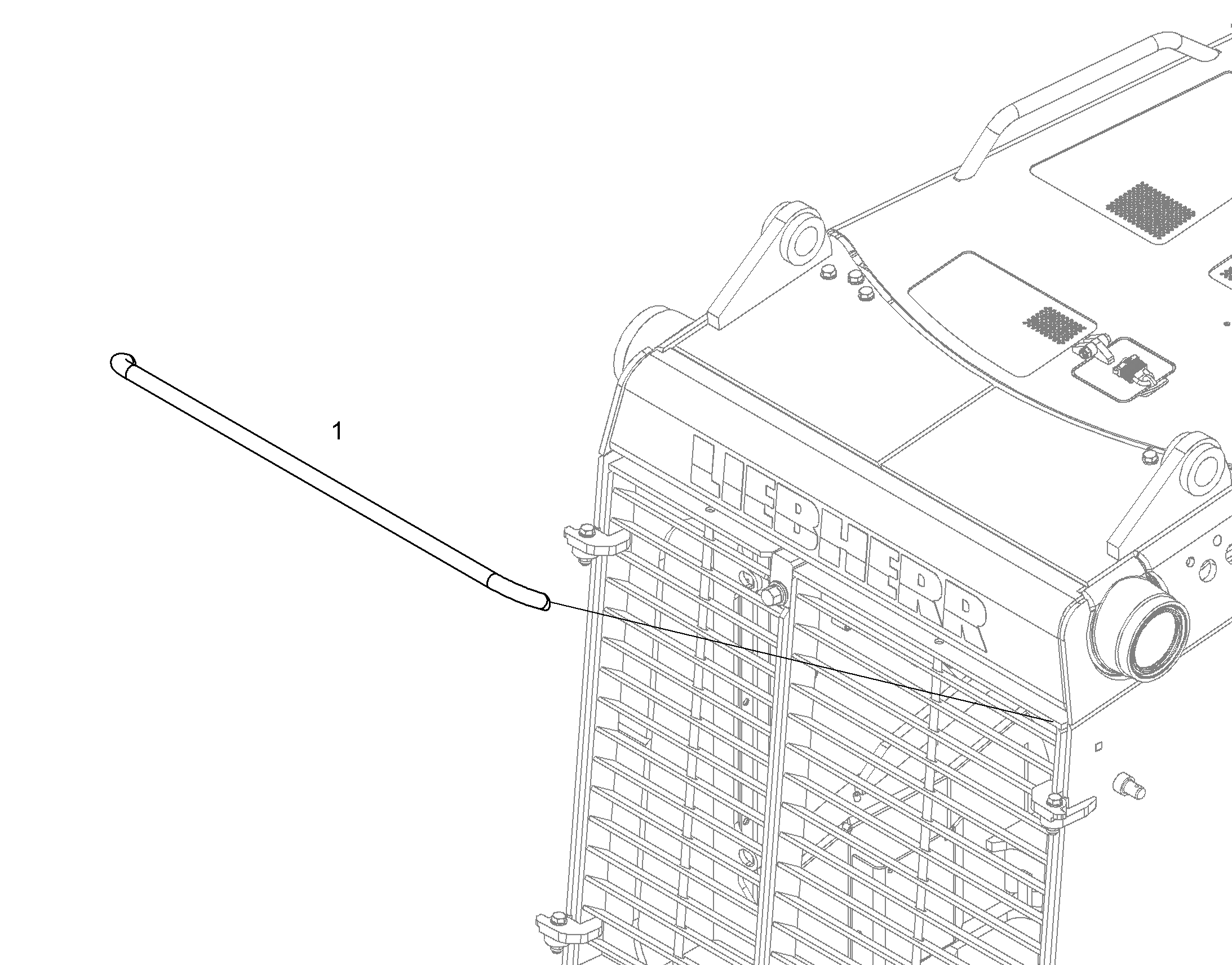 РУЧКА 1130mm 12889253 LIEBHERR