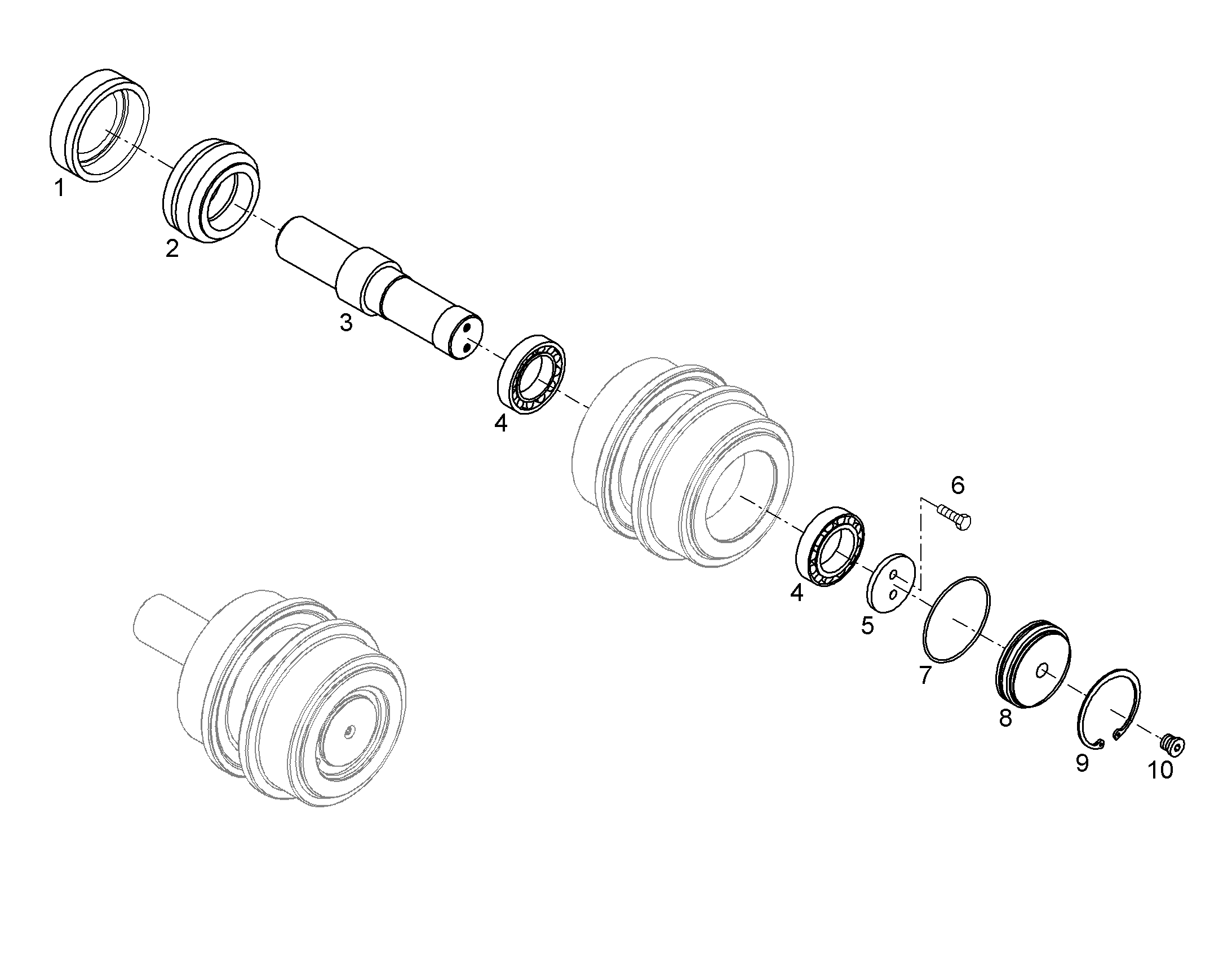 ОСЬ 12252910 LIEBHERR