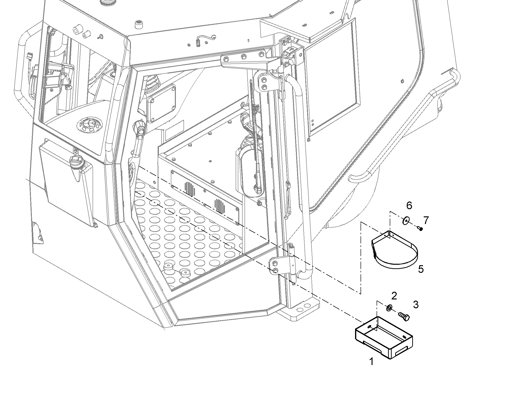 ПОДСТАВКА 12859167 LIEBHERR