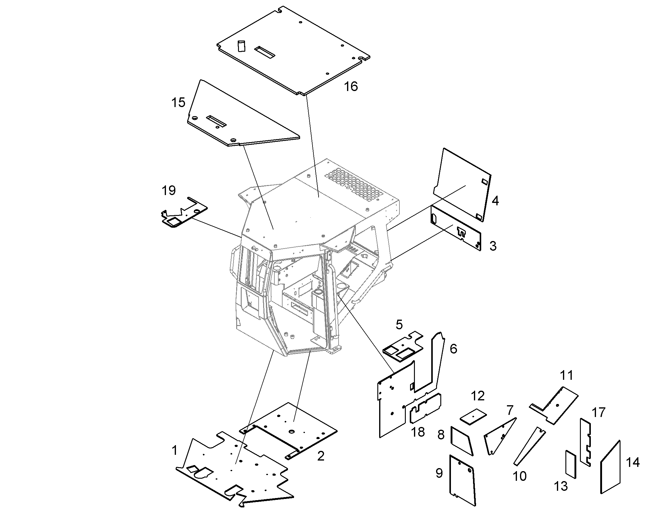 SOUND INSULATION 12894466 LIEBHERR