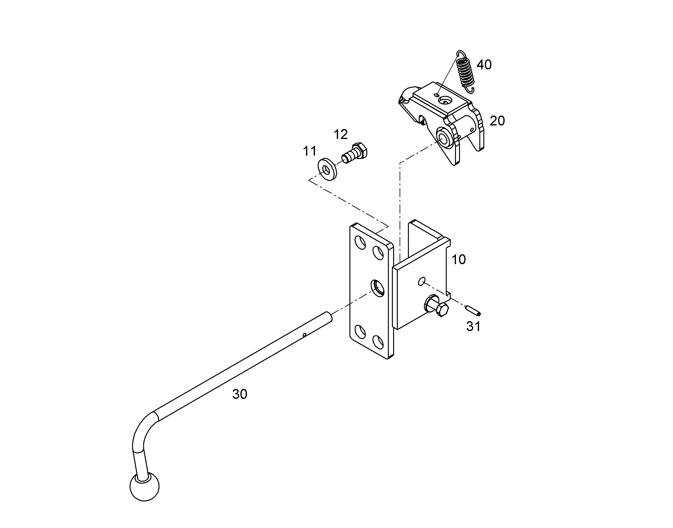 ФИКСАТОР 12928932 LIEBHERR