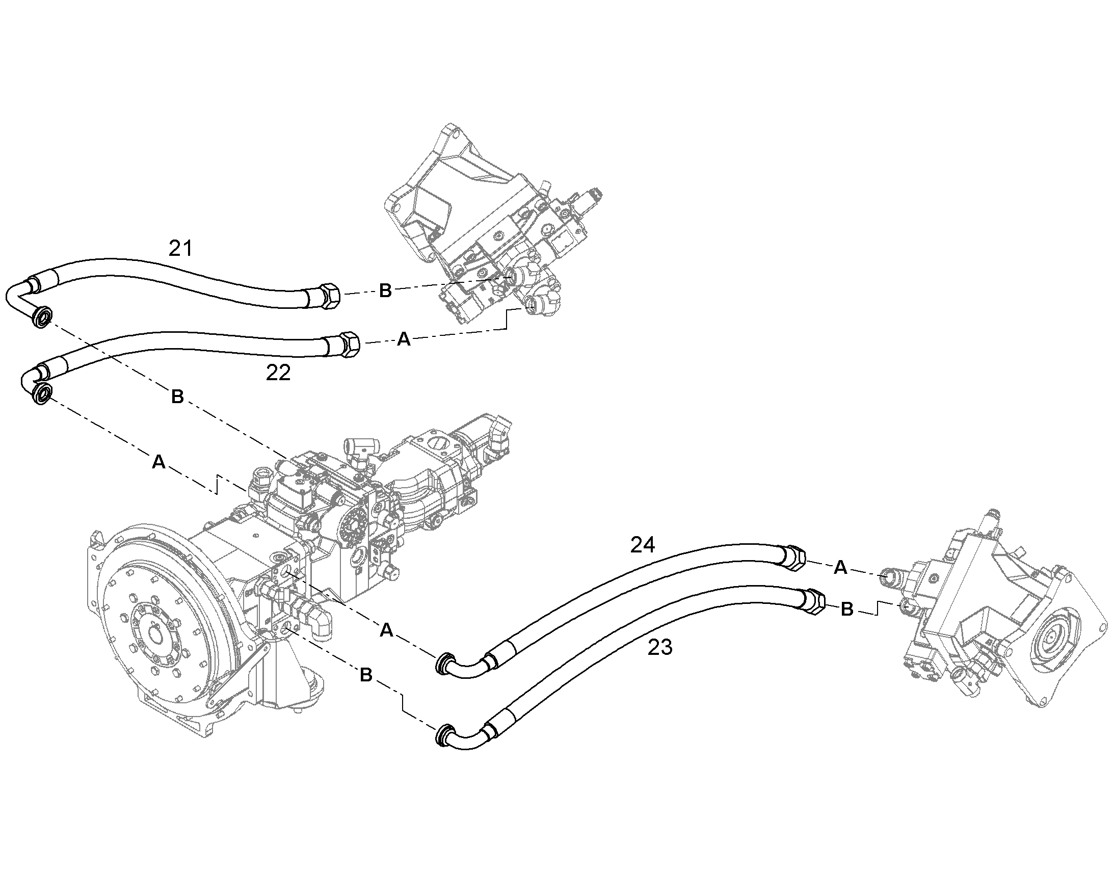 ШЛАНГ 25X1300 12698079 LIEBHERR