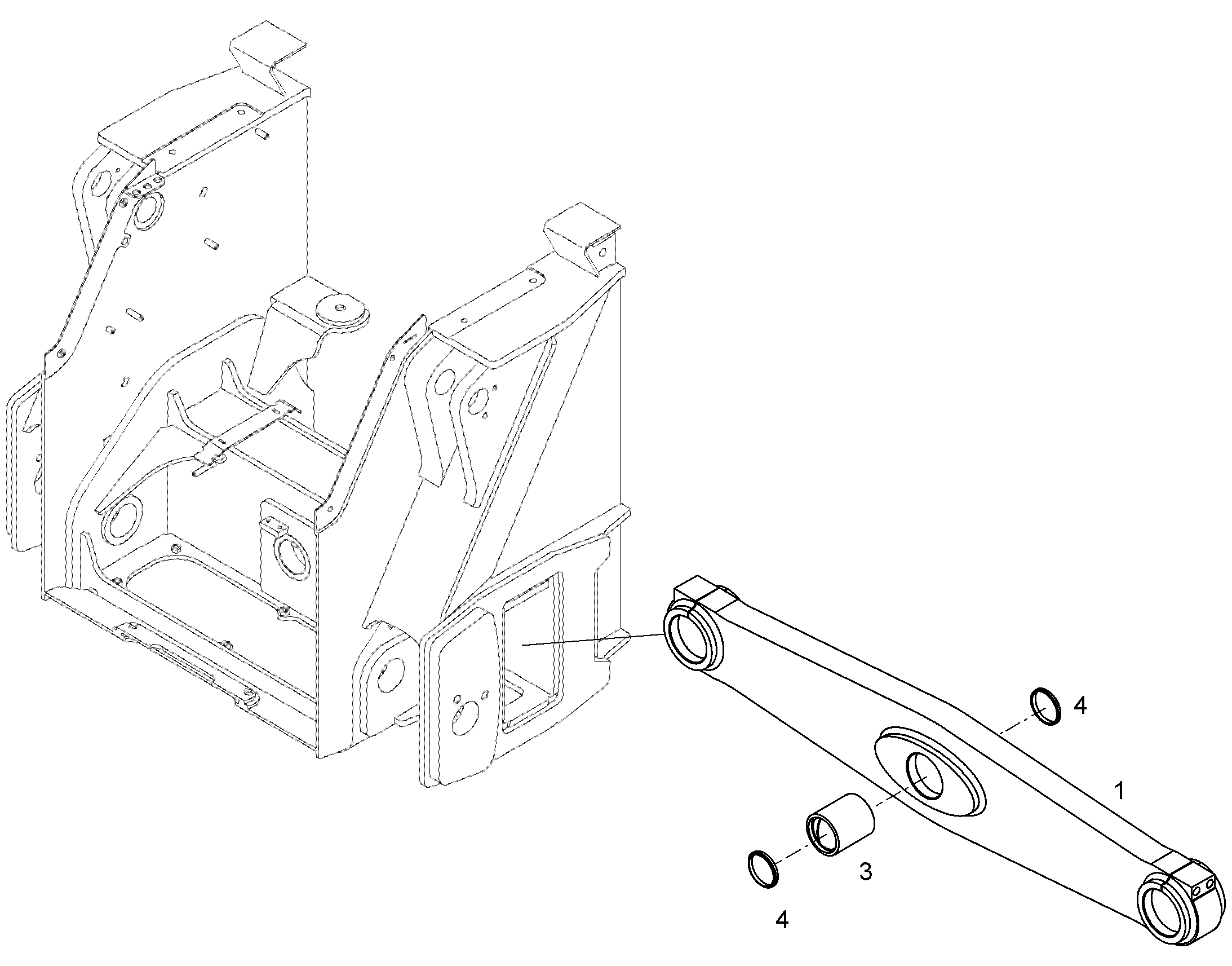 МОСТ КАЧАЮЩИЙСЯ 12488969 LIEBHERR