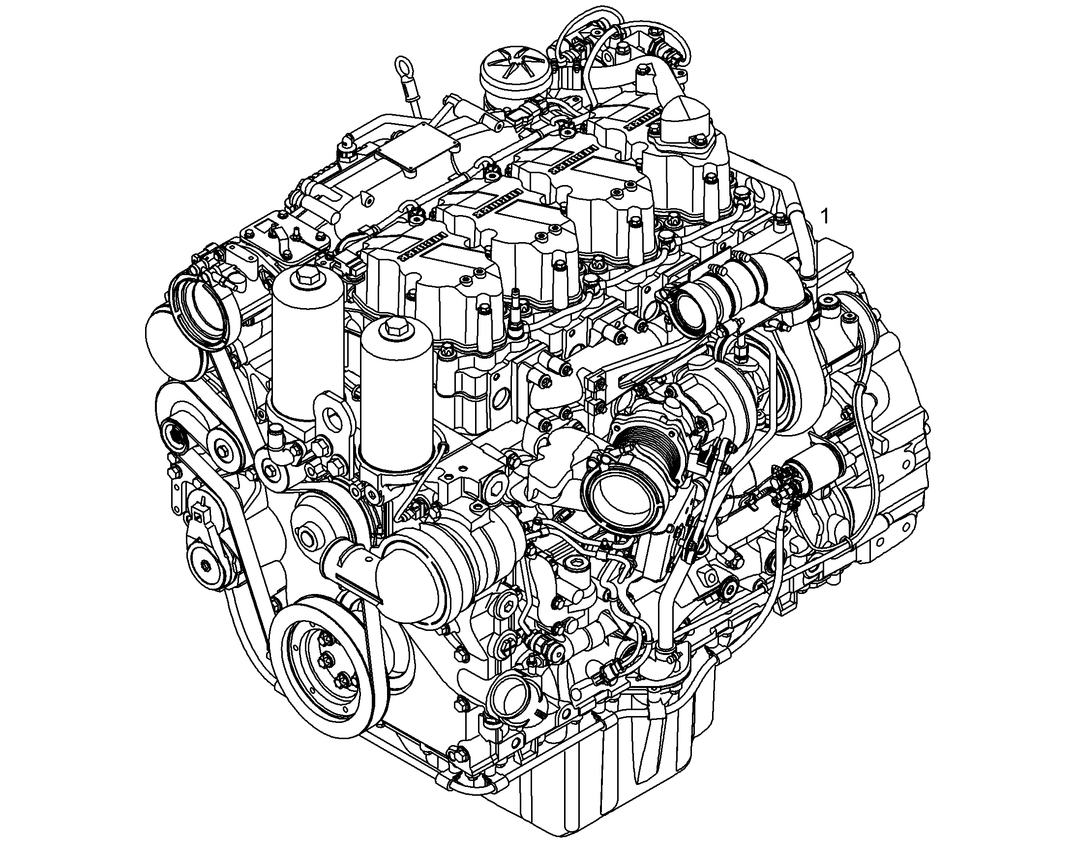 ДВИГАТЕЛЬ ДИЗЕЛЬНЫЙ D934 A7-25 200 kW 12422828 LIEBHERR