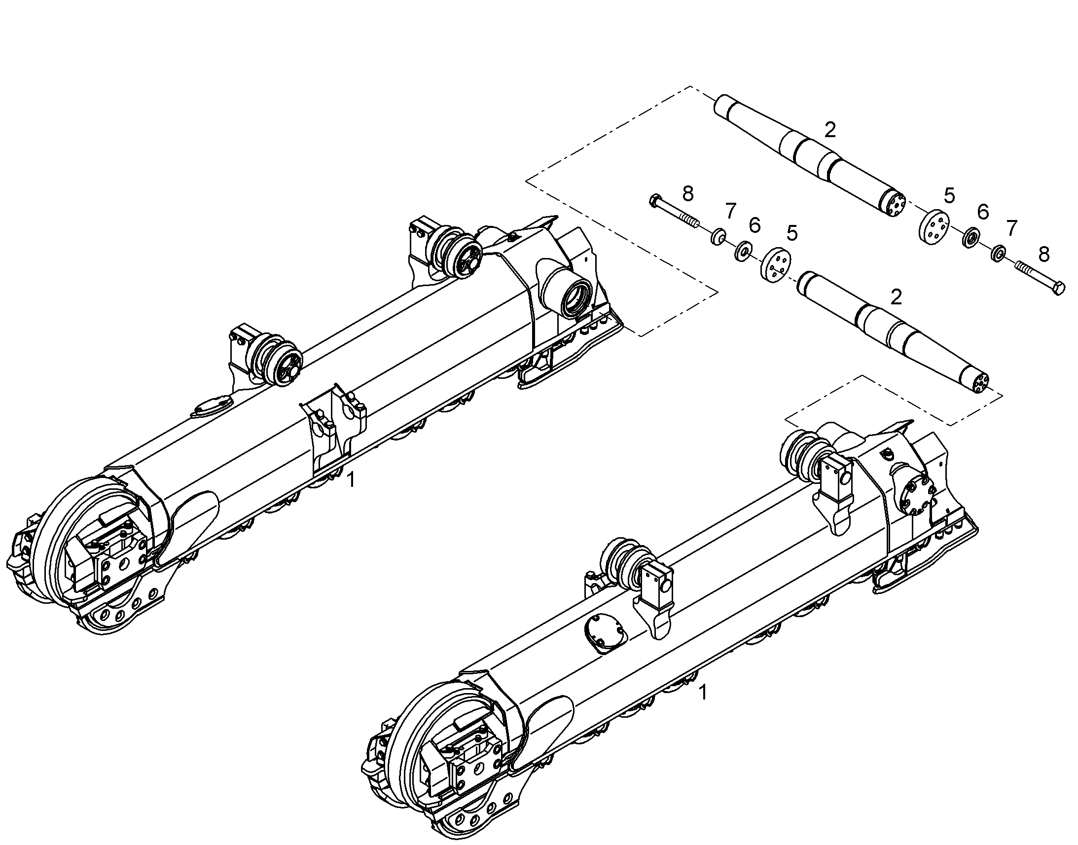 ОСЬ 12483946 LIEBHERR