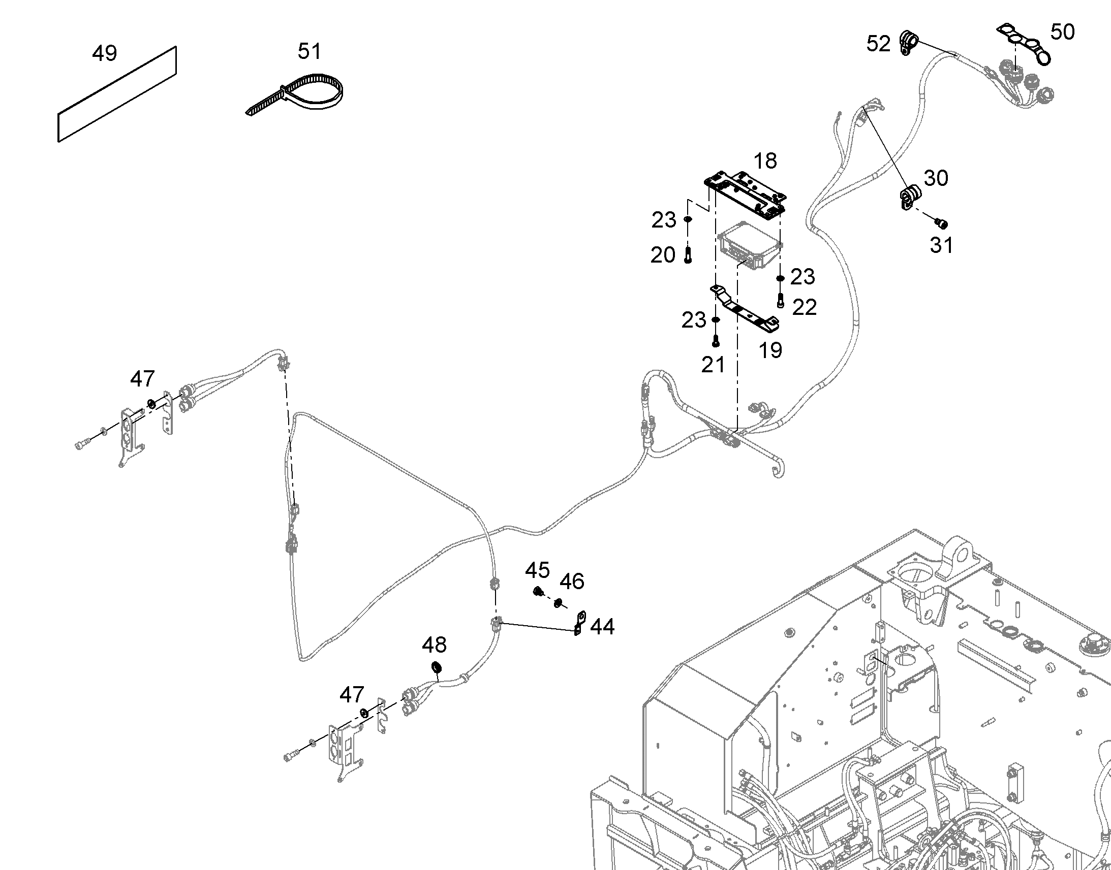 LABEL KIT 12250409 LIEBHERR