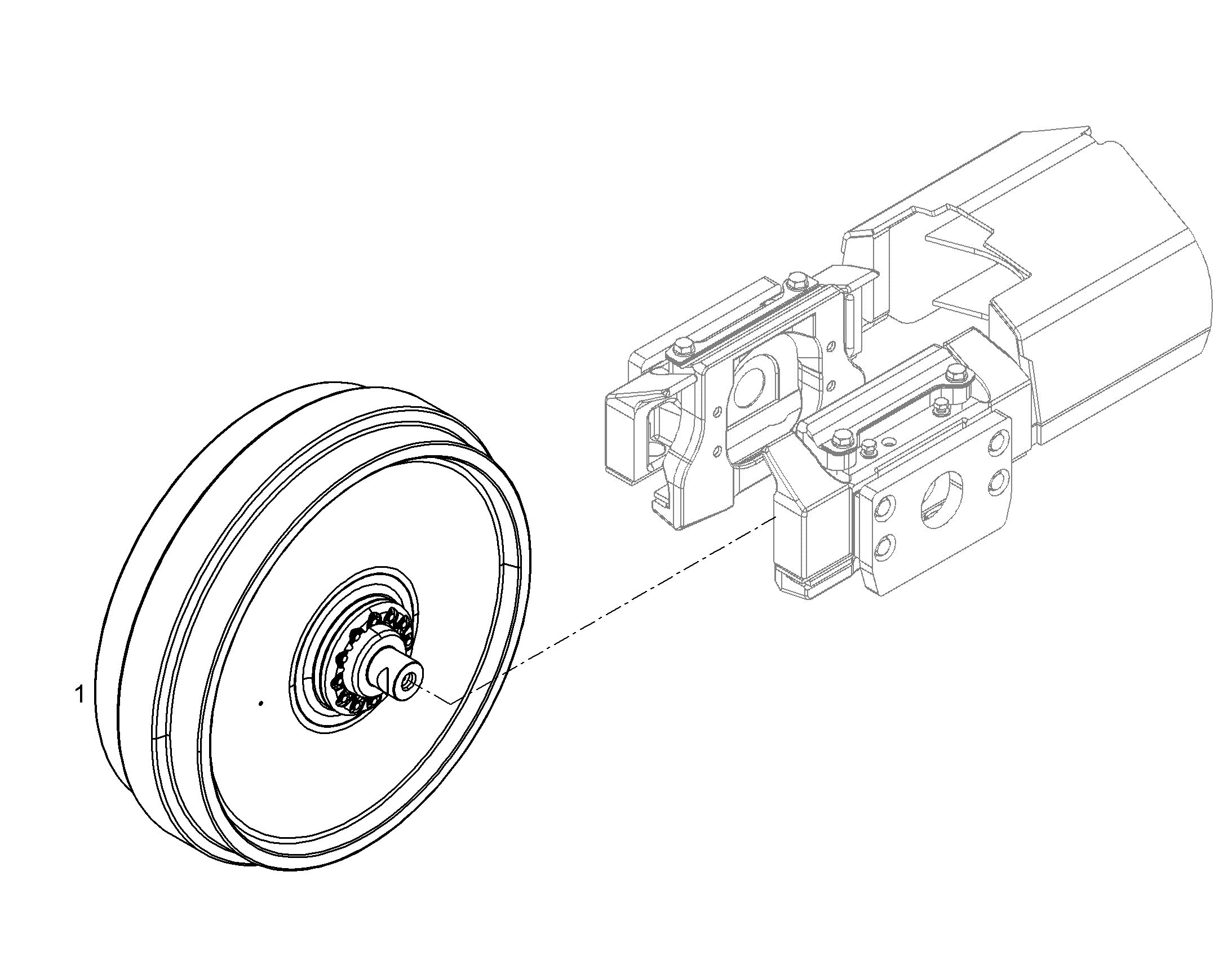 КОЛЕСО НАПРАВЛЯЮЩЕЕ D6H 11690579 LIEBHERR