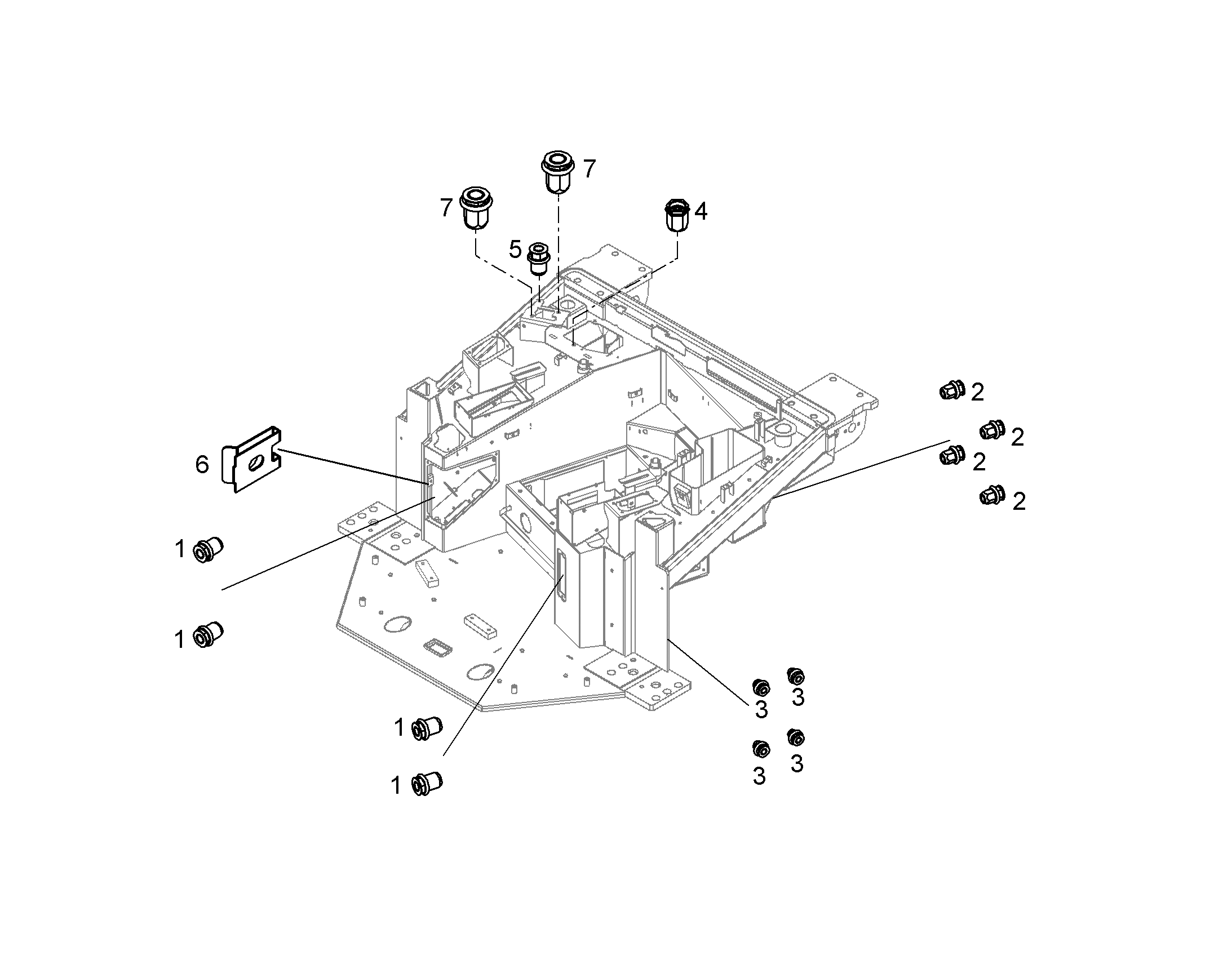ГАЙКА-ЗАКЛЕПКА M6 11699423 LIEBHERR