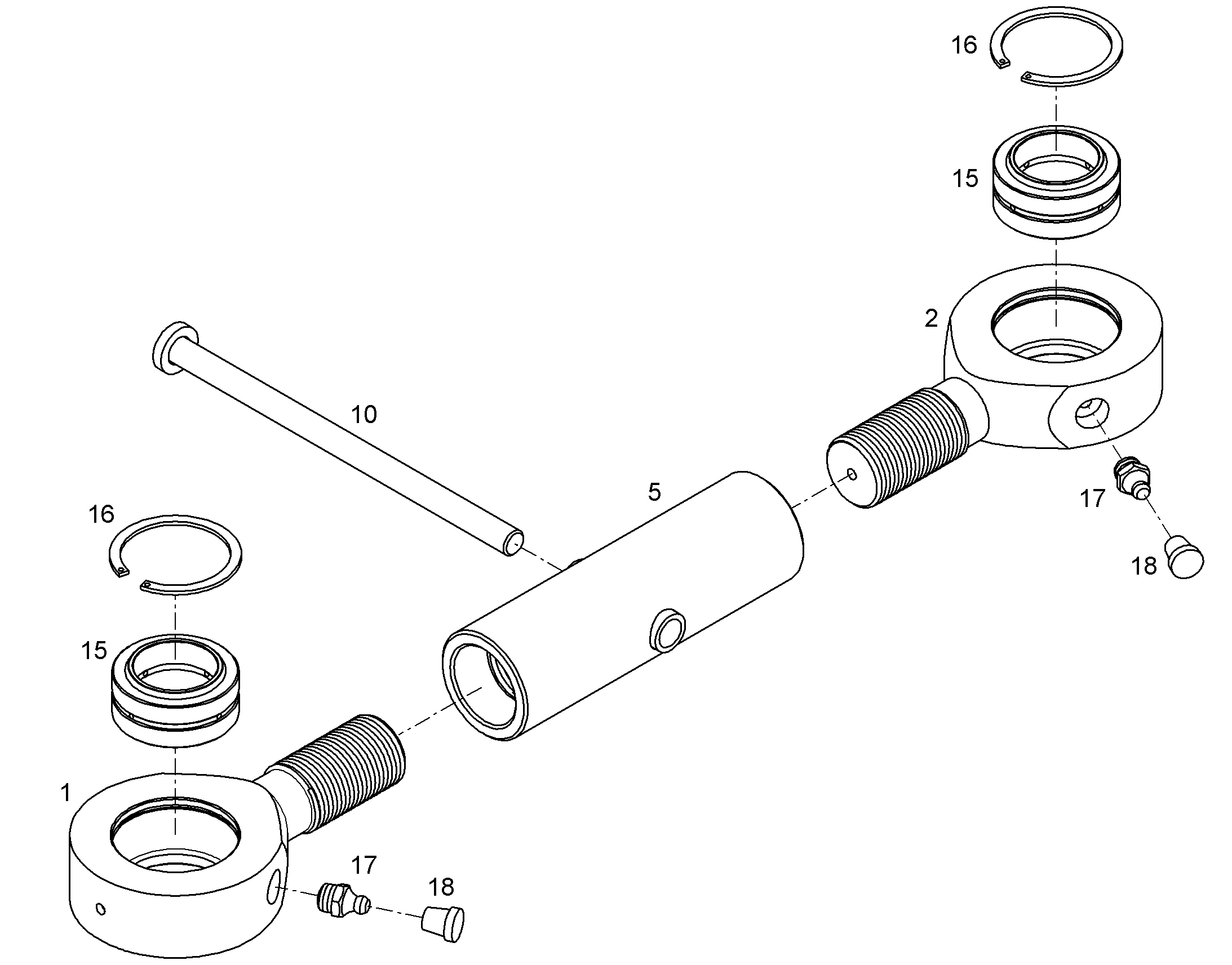 ЦАПФА С РЕЗЬБОЙ 12544816 LIEBHERR