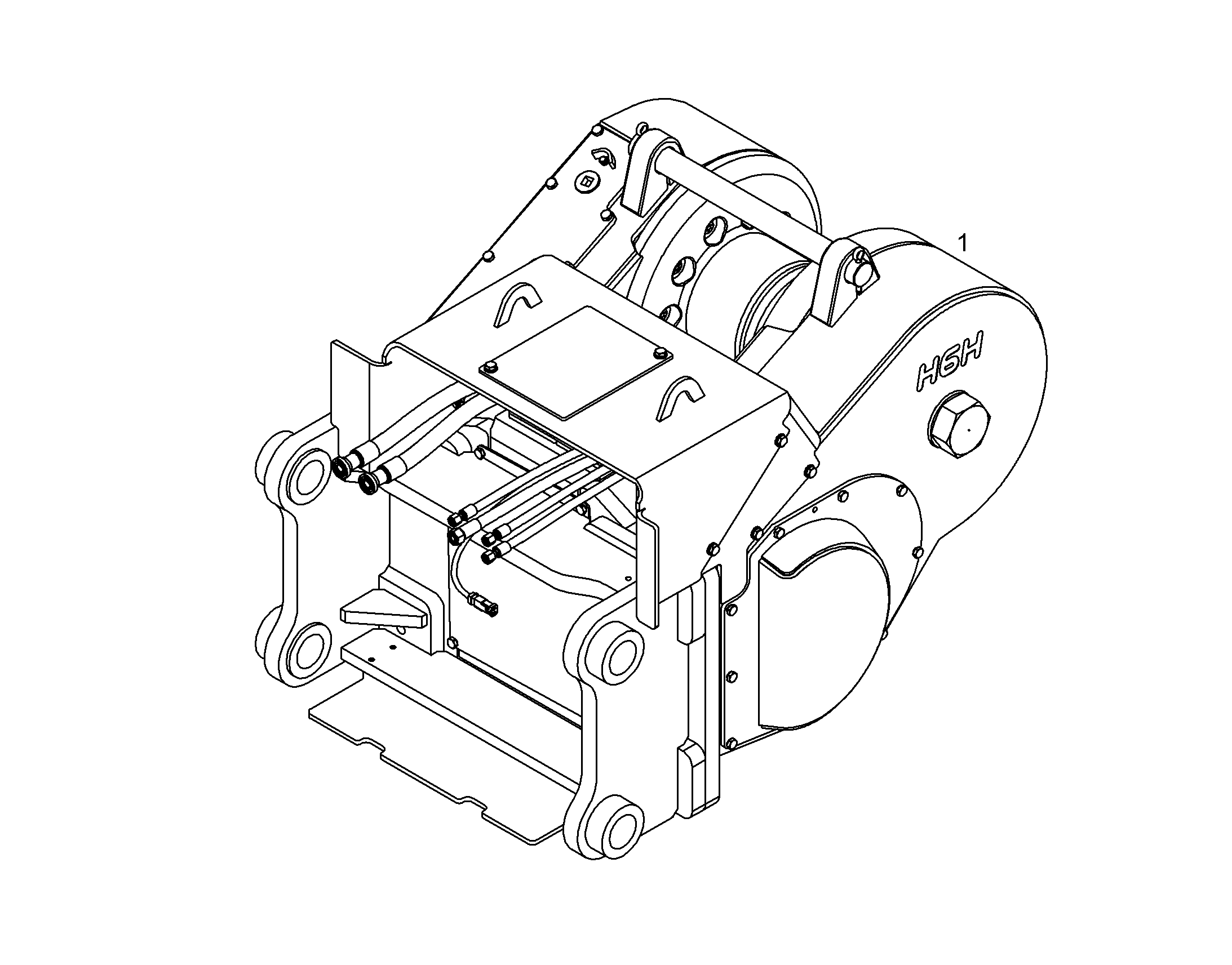 ЛЕБЕДКА КАНАТНАЯ H6HT1BL410 12208868 LIEBHERR