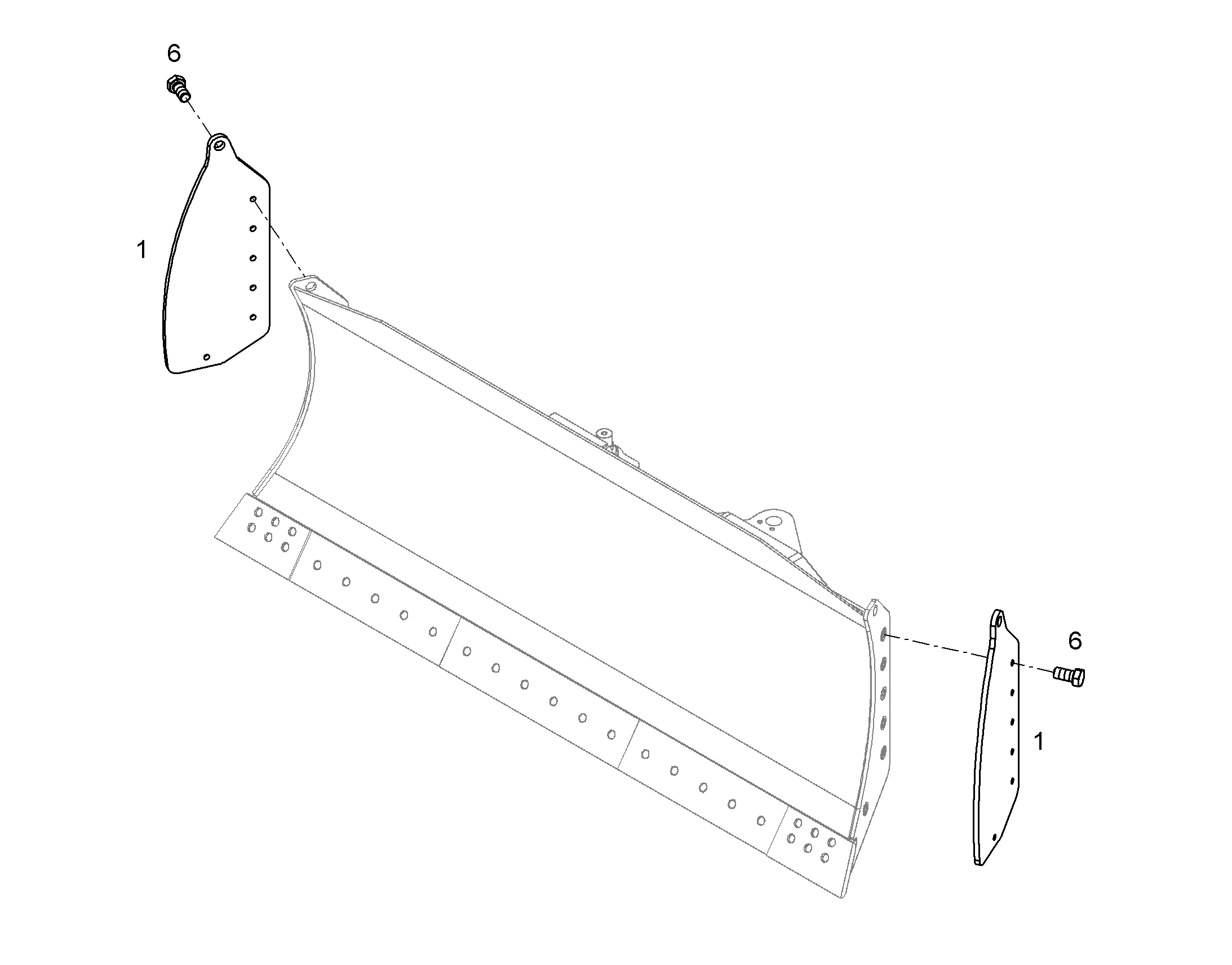 БОКОВОЙ НОЖ 12581585 LIEBHERR