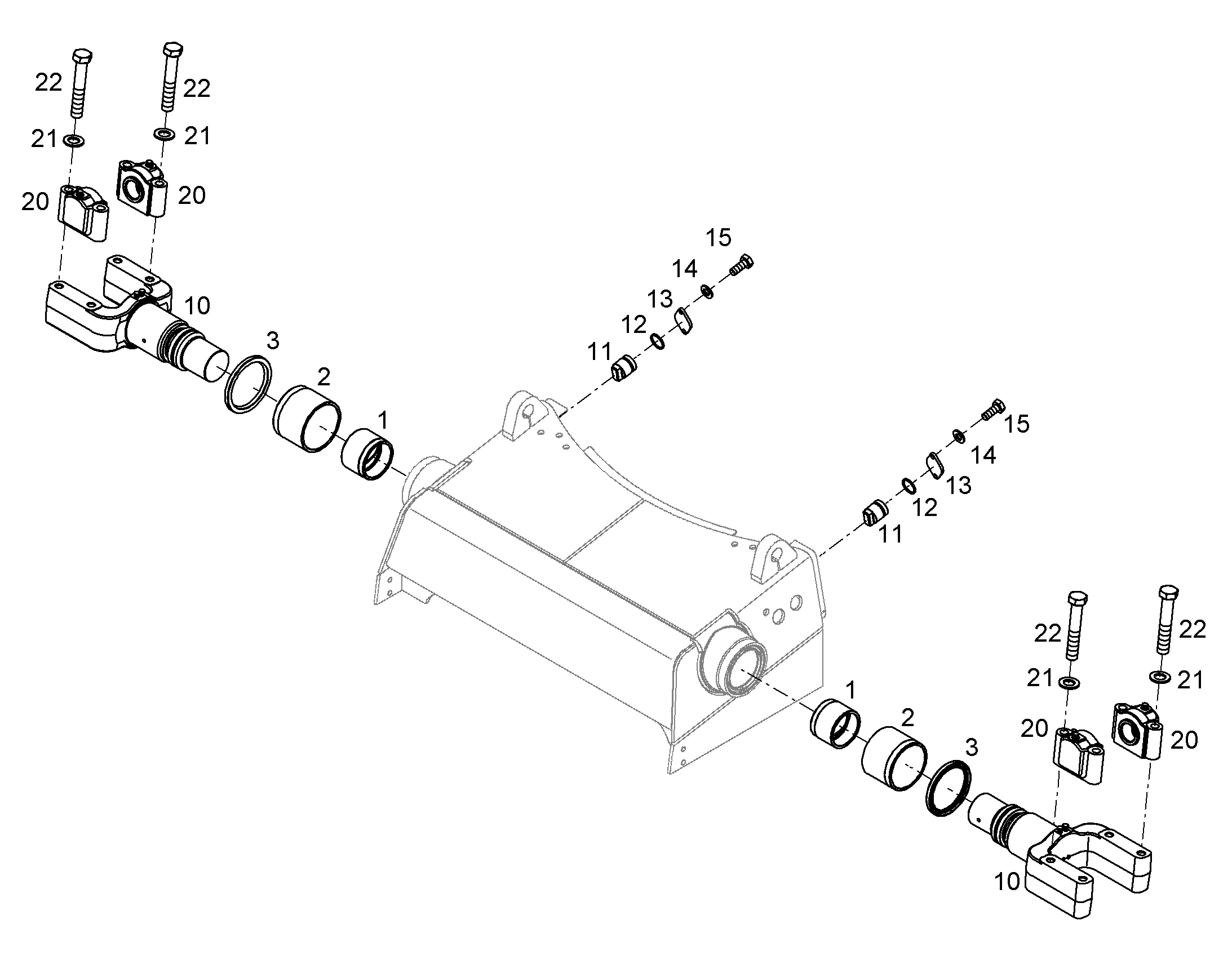 BEARING EYE CPL 12802311 LIEBHERR