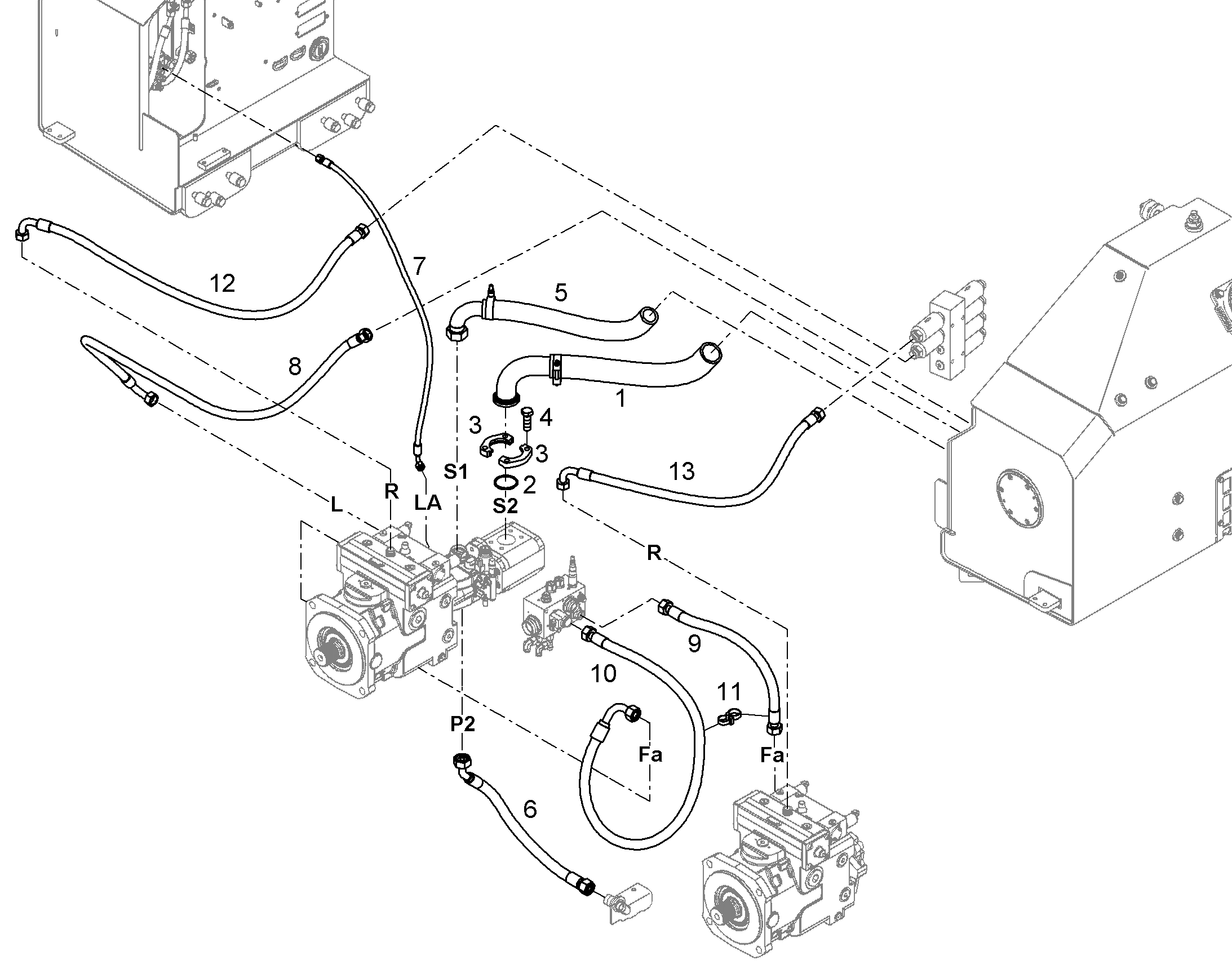 ШЛАНГ 20X1450 12694035 LIEBHERR