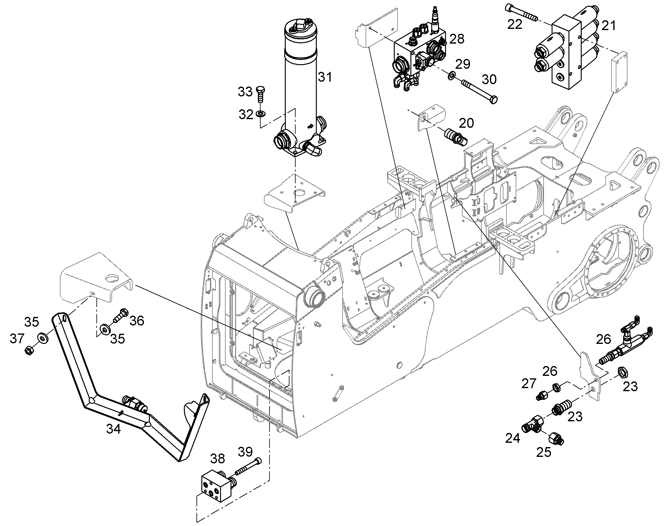 БЛОК СБОРНЫЙ 12581069 LIEBHERR