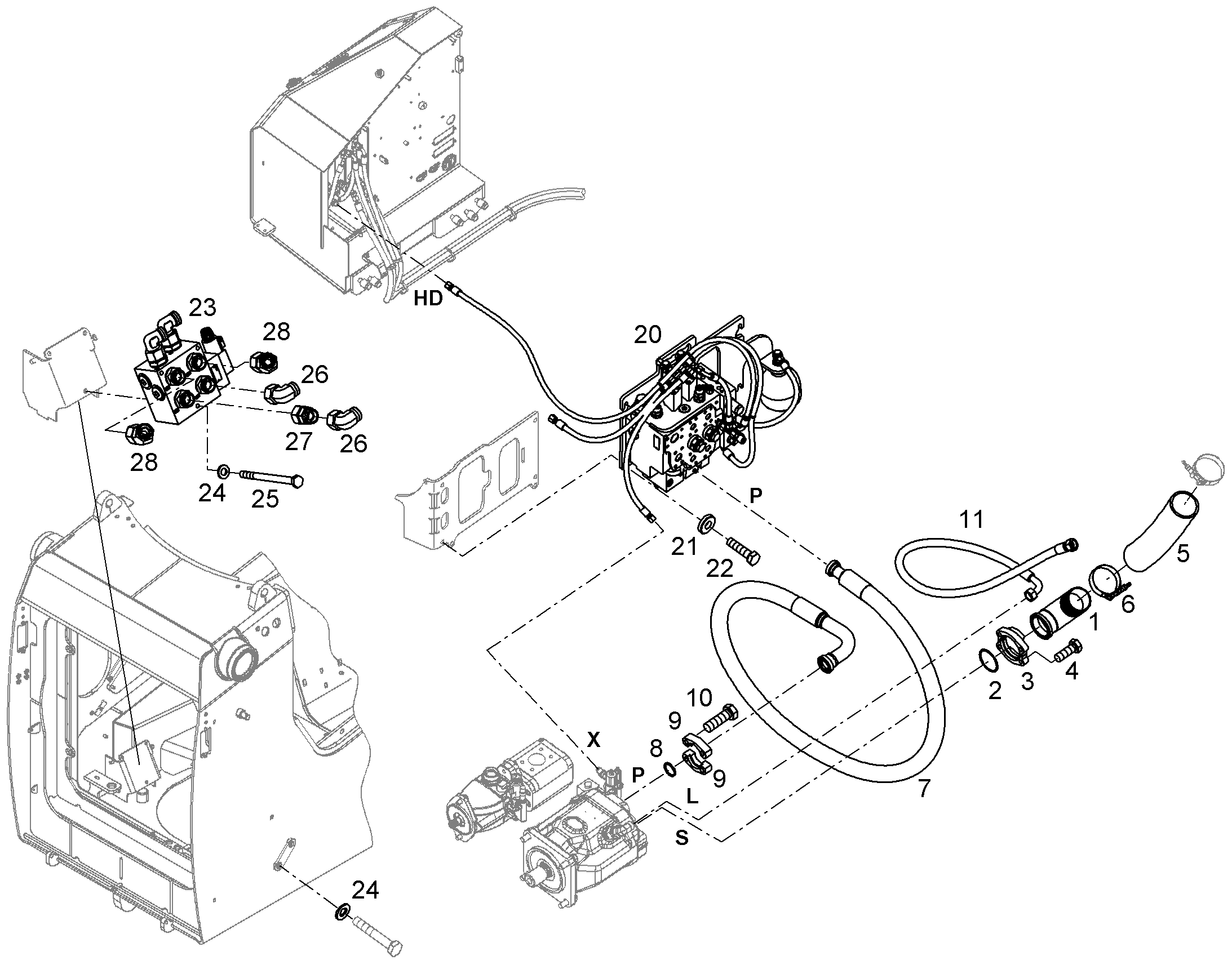 БЛОК УПРАВЛЕНИЯ 12582811 LIEBHERR