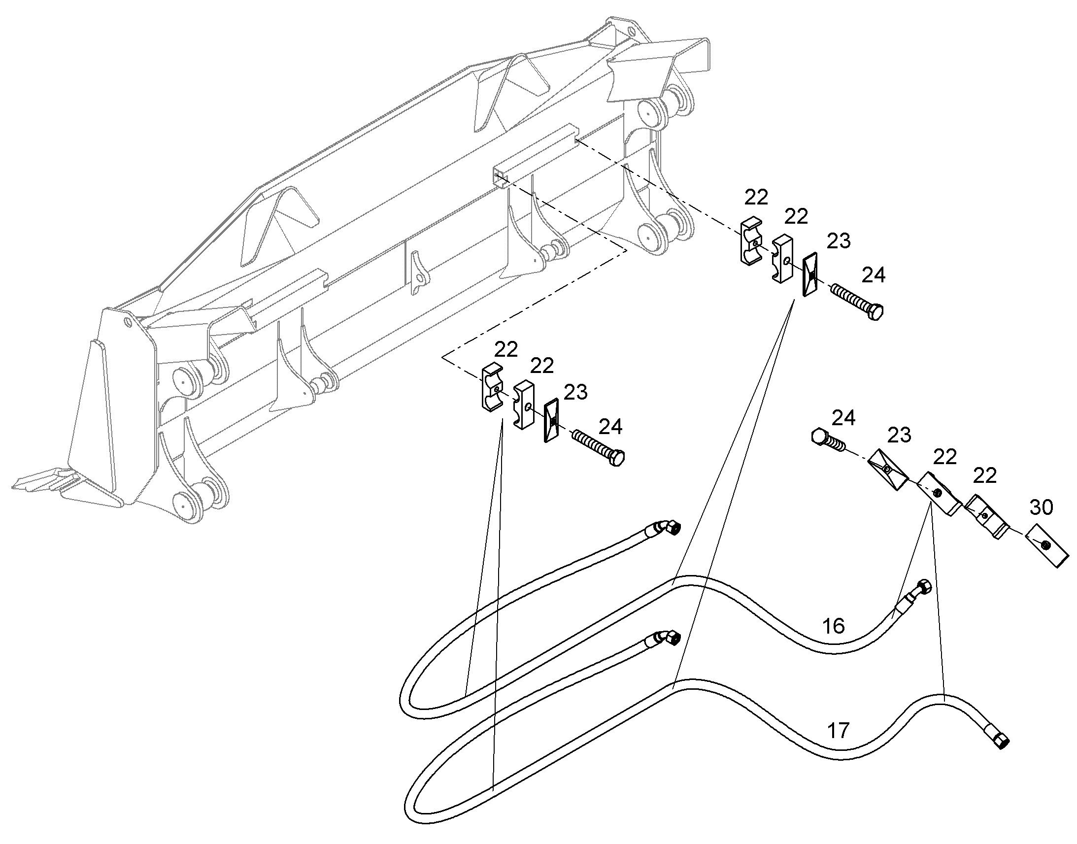 ШЛАНГ 12X2900 12235486 LIEBHERR