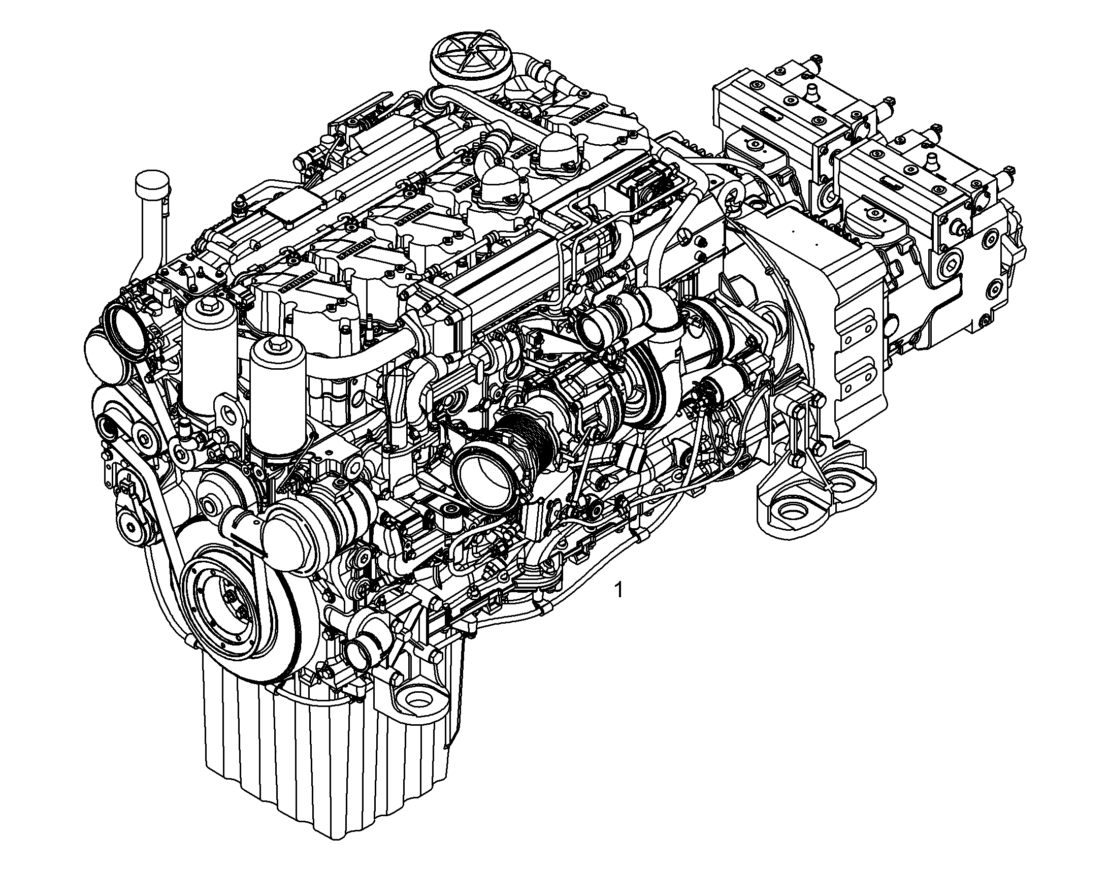 СИСТЕМА ПРИВОДА AG 936 M 370 12591699 LIEBHERR