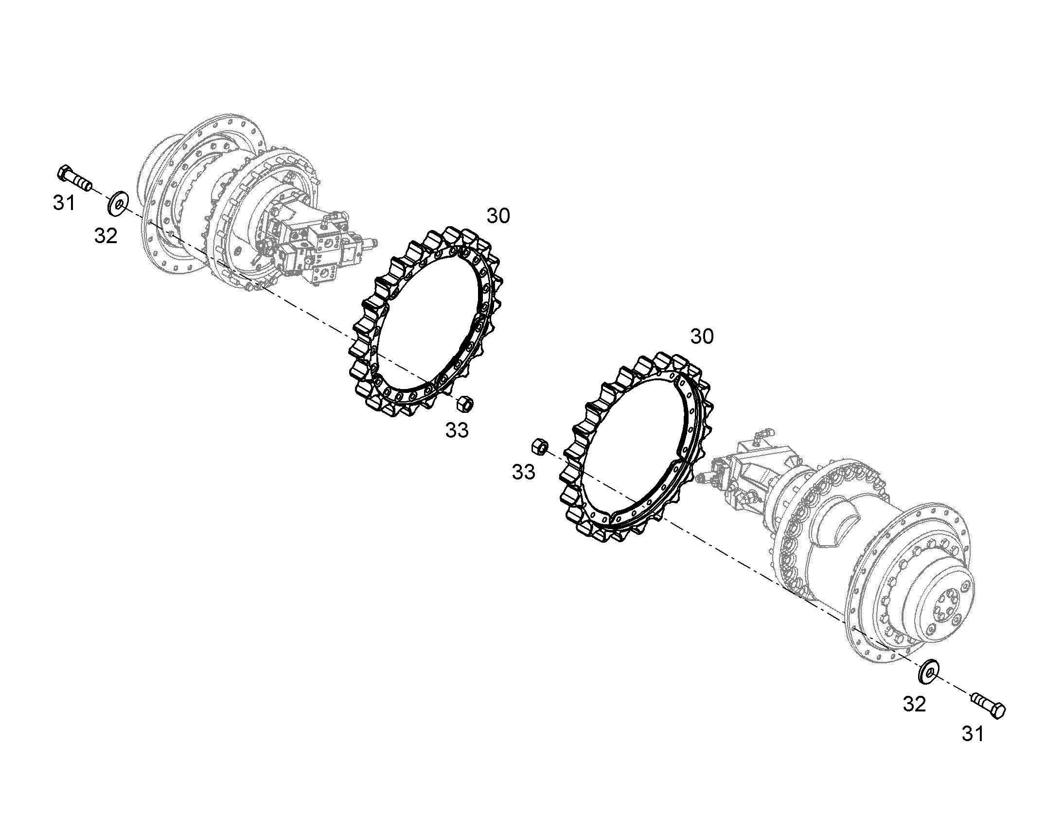 ЗУБЧАТОЕ КОЛЕСО D5H 12264245 LIEBHERR