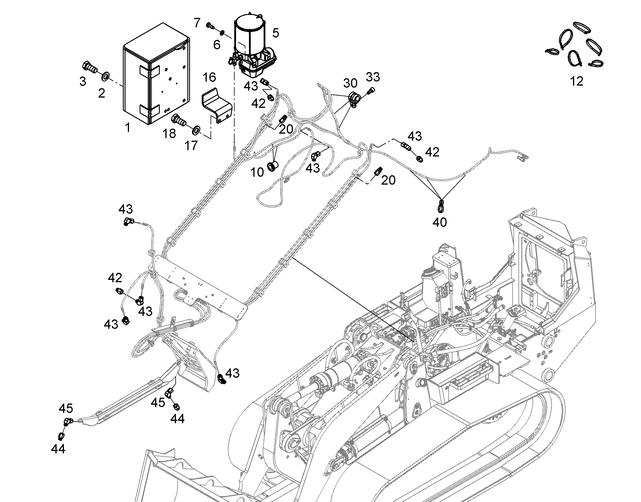 ЗАЩИТНЫЙ ЯЩИК 12934866 LIEBHERR