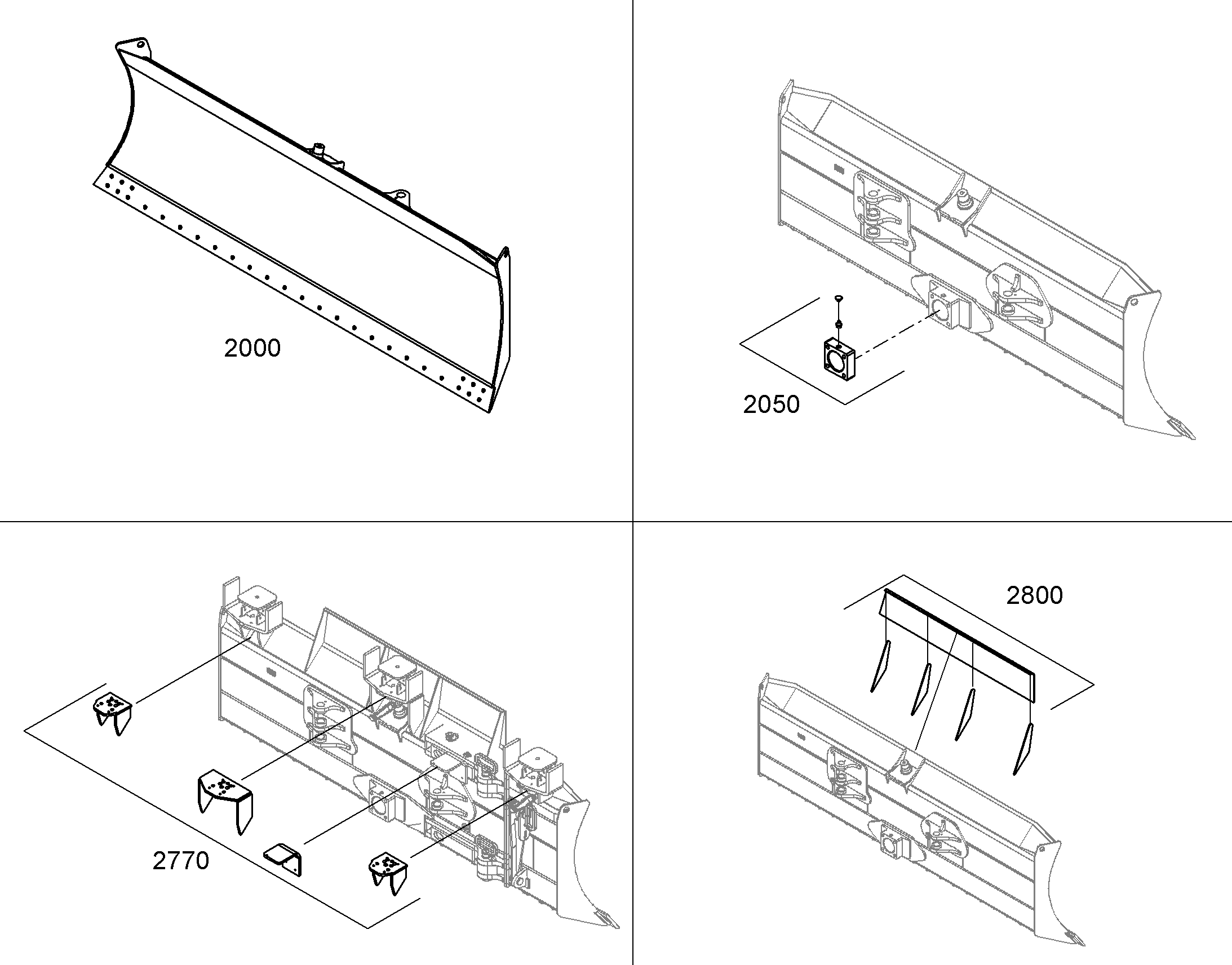 МОНТАЖНЫЕ ЭЛЕМЕНТЫ НОЖА 93512756 LIEBHERR