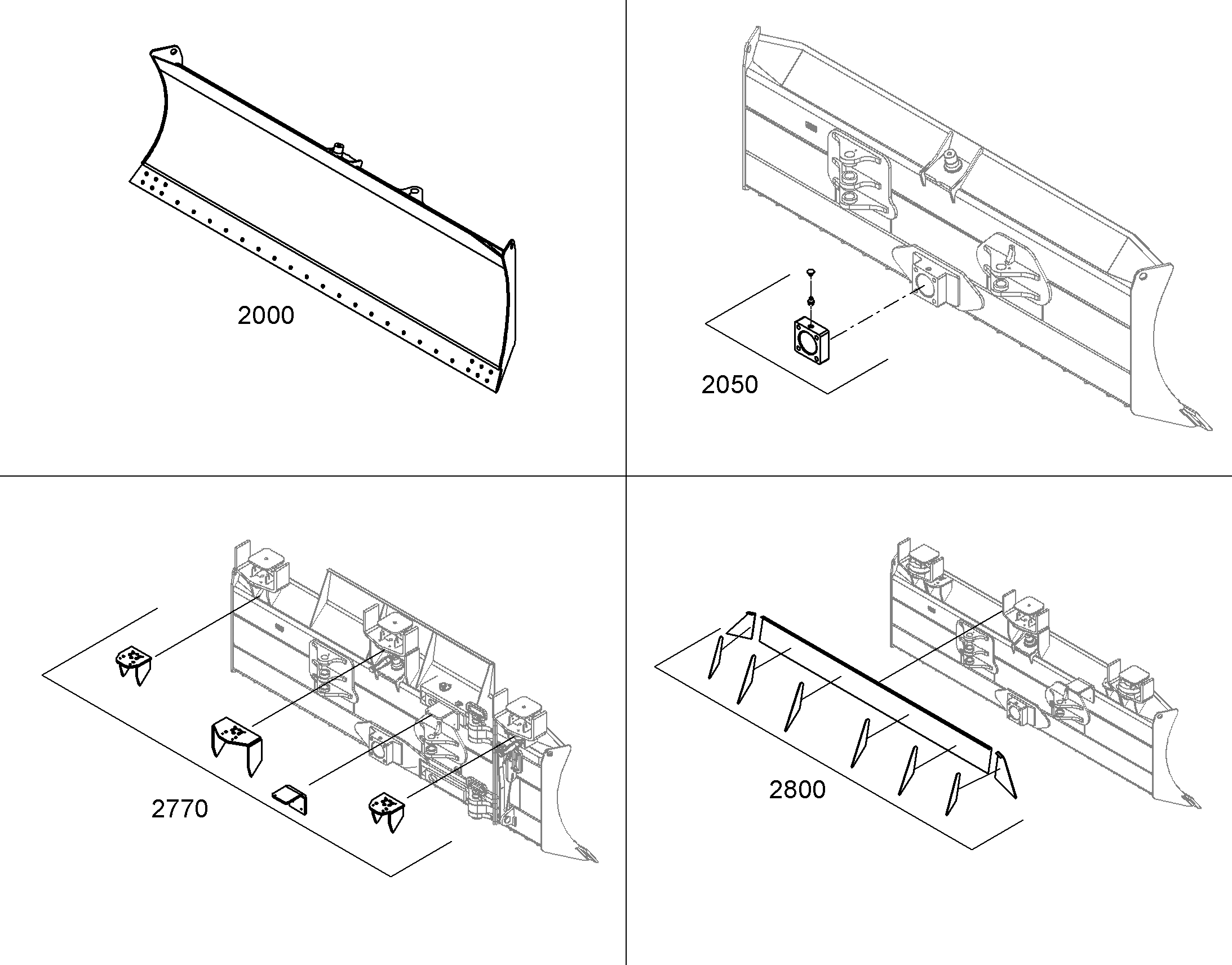 СТАЛЬНЫЕ ЭЛЕМЕНТЫ НОЖА 12508432 LIEBHERR