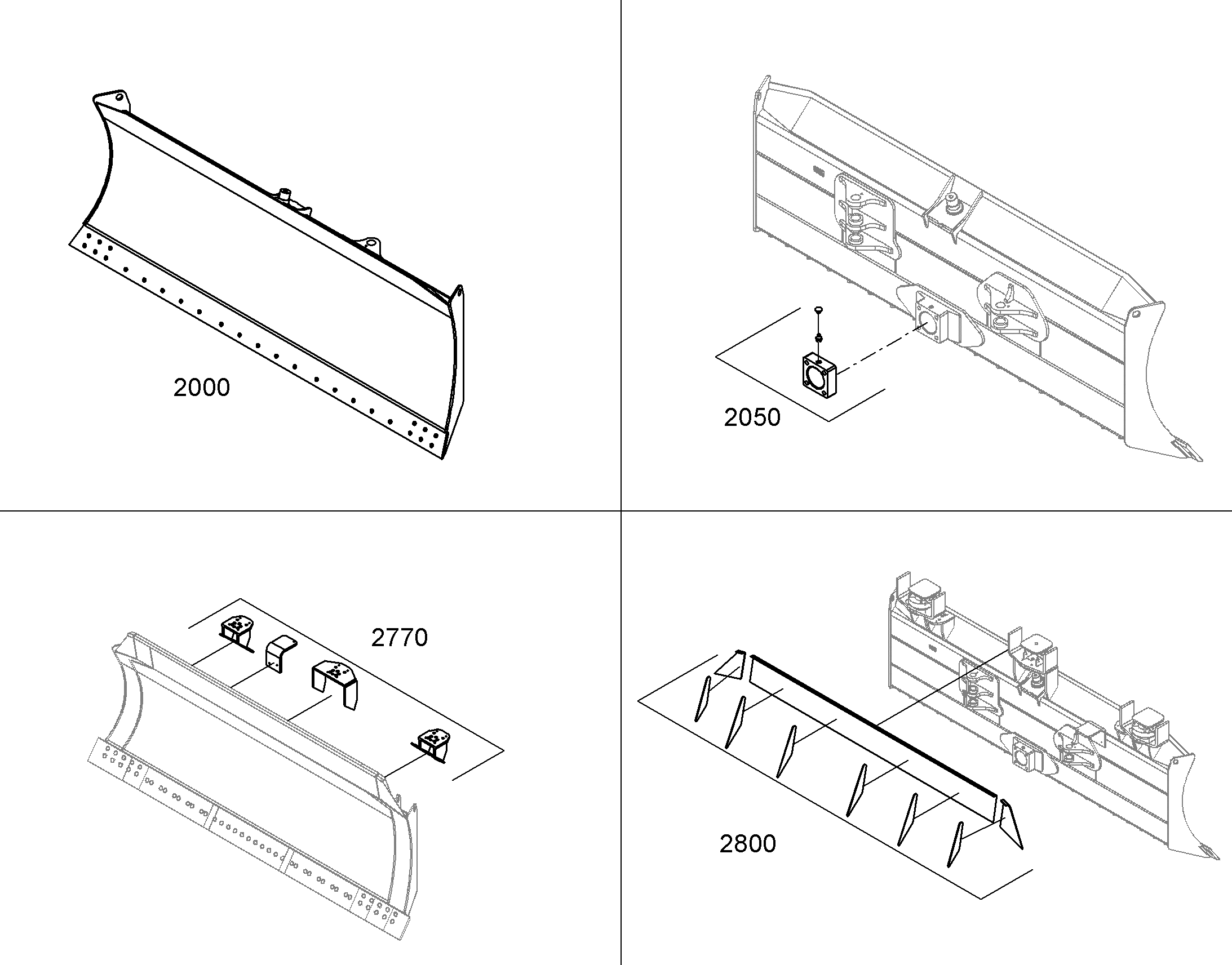 СТАЛЬНЫЕ ЭЛЕМЕНТЫ НОЖА 12508404 LIEBHERR