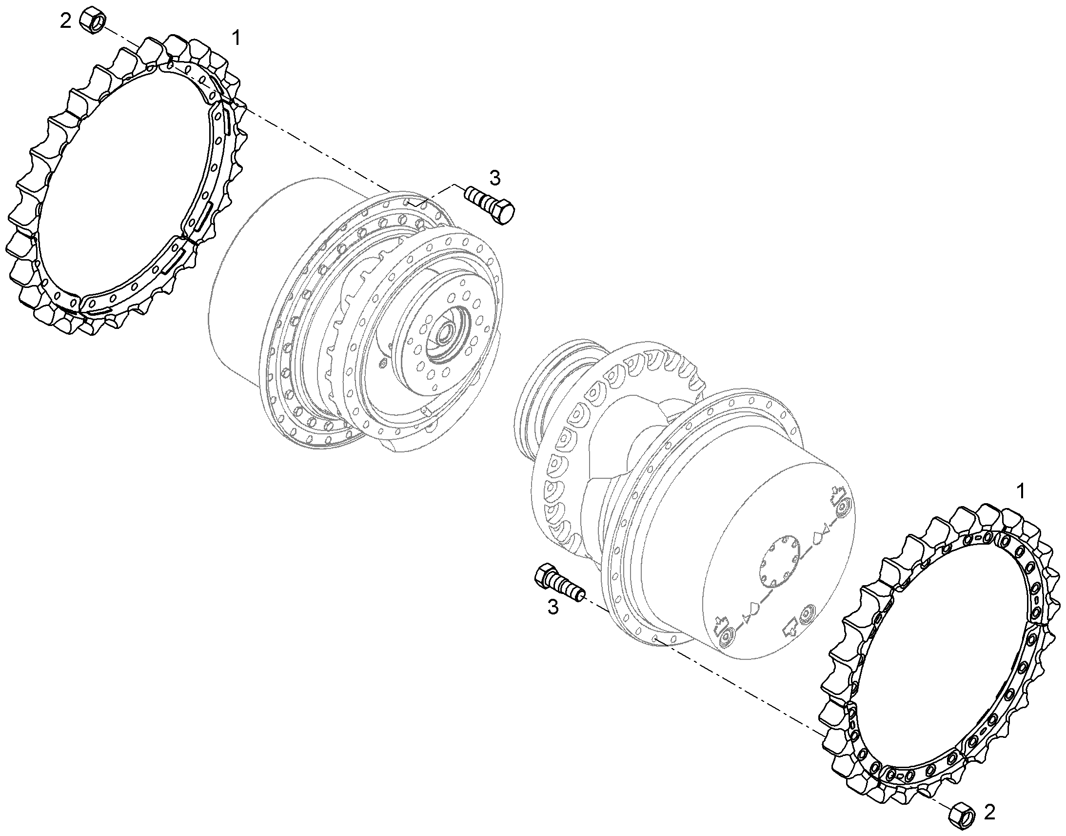 ЗУБЧАТОЕ КОЛЕСО D6H 12264592 LIEBHERR