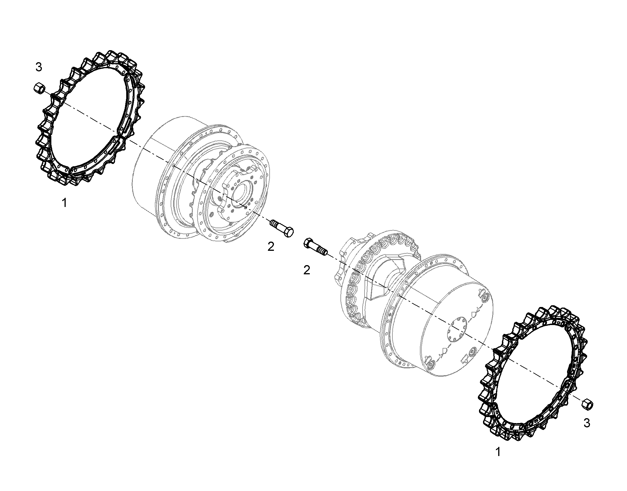 ЗУБЧАТОЕ КОЛЕСО D6H 12264594 LIEBHERR