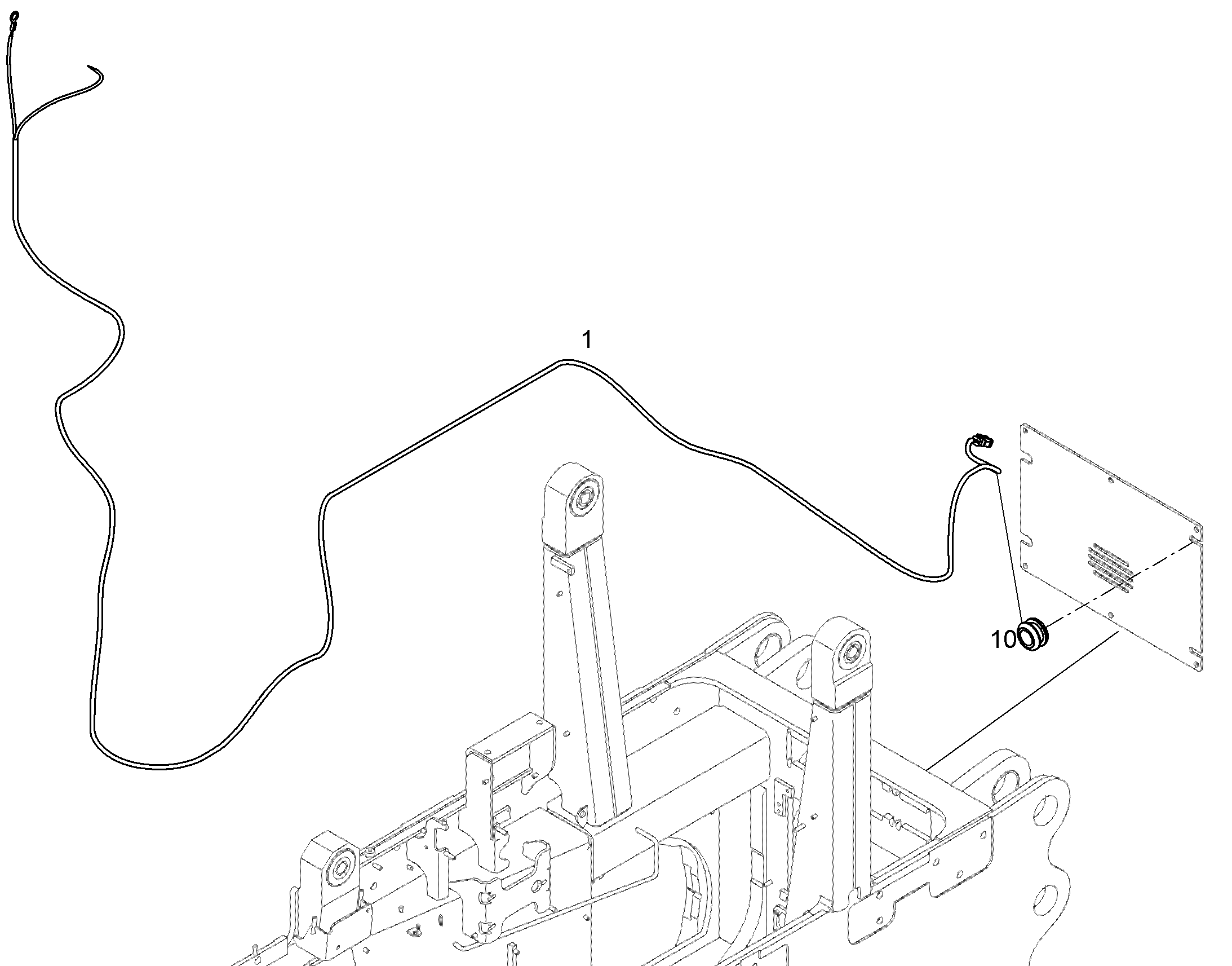 КОМПЛЕКТ КАБЕЛЕЙ W-SCHWHAG 12921676 LIEBHERR