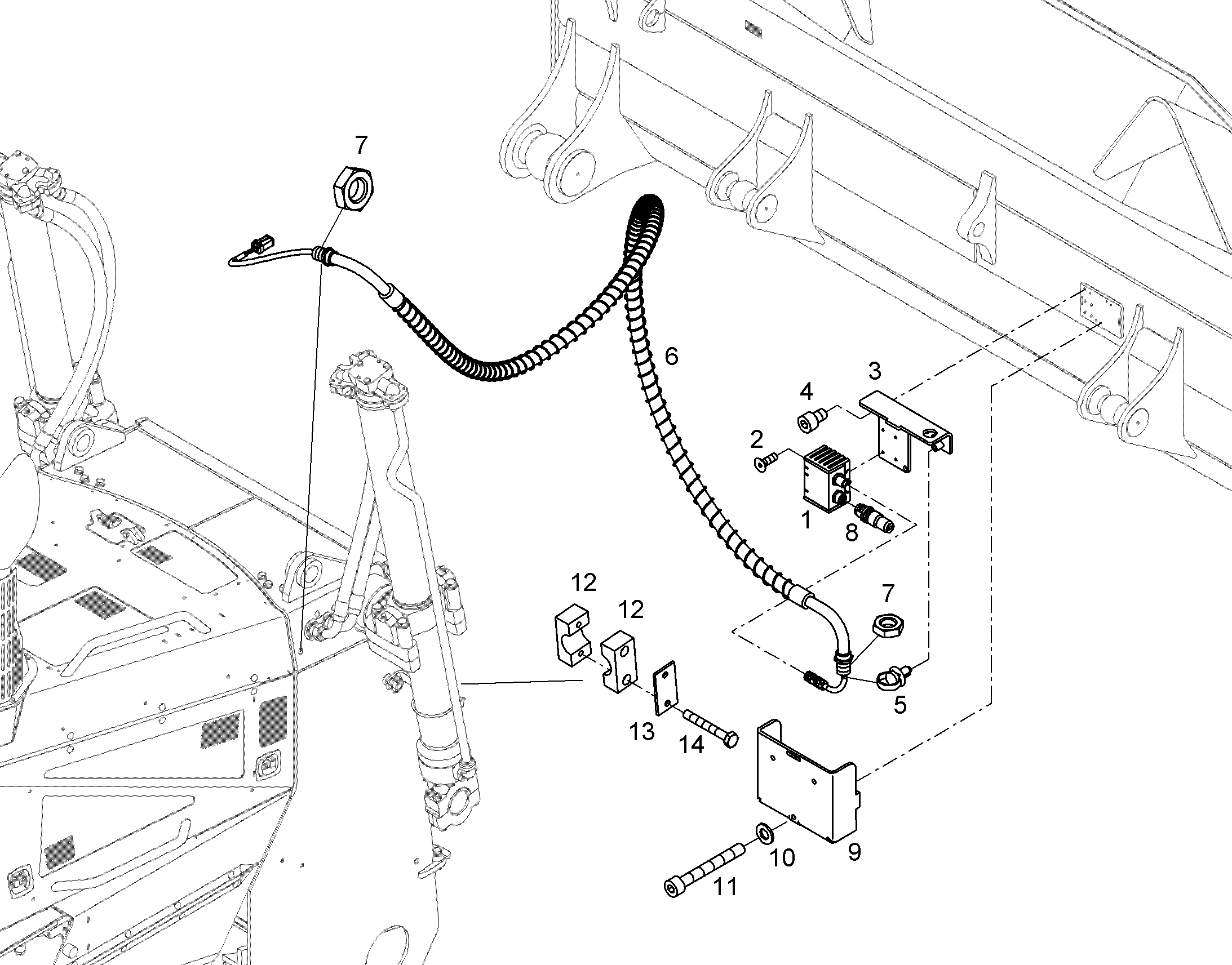 CABLE PROTECTING 12826141 LIEBHERR