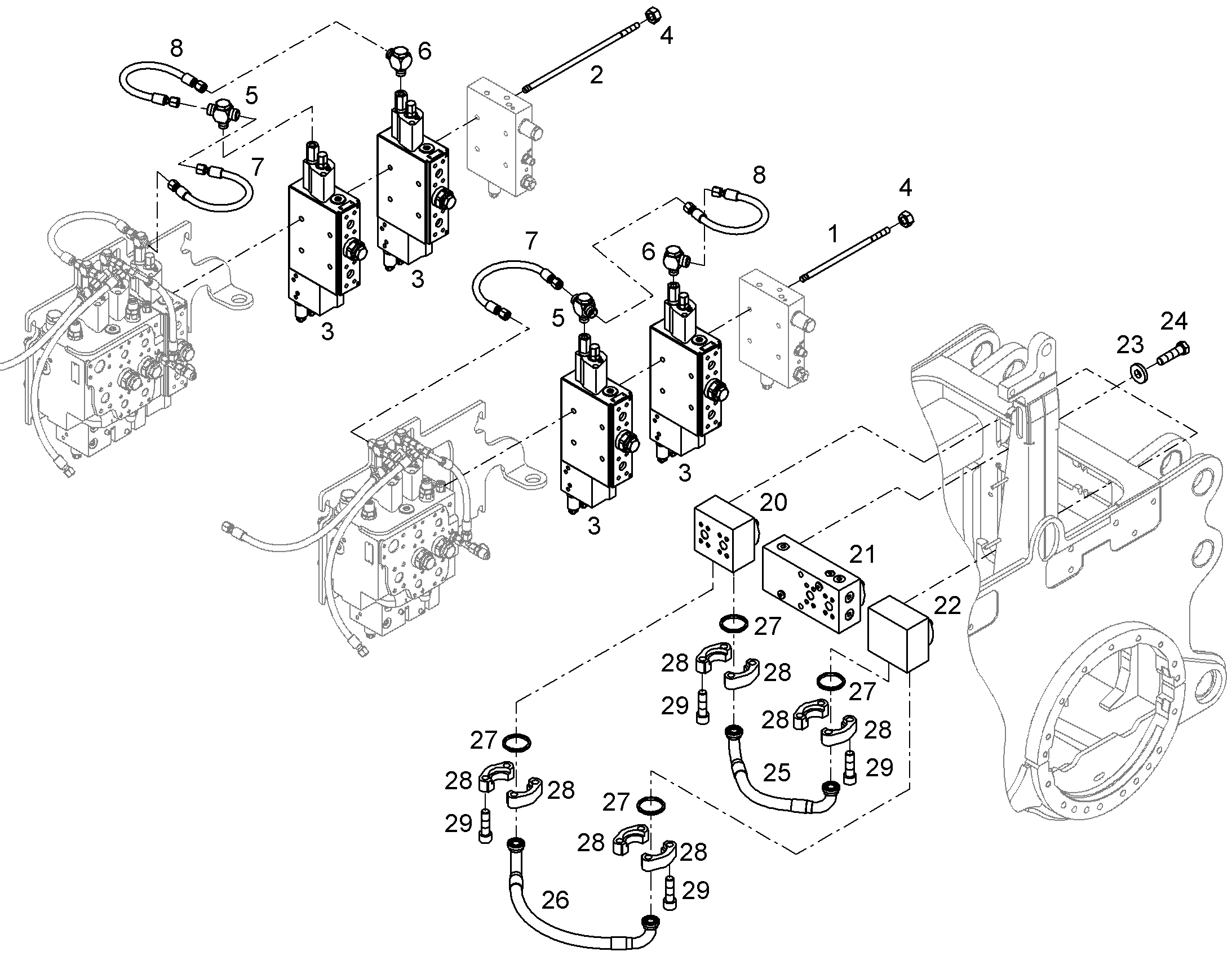 ШЛАНГ 20X650 12219488 LIEBHERR