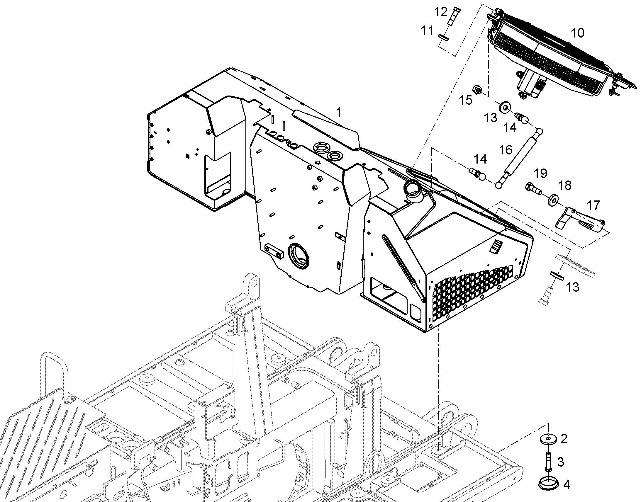 БАК ТОПЛИВНЫЙ 12811379 LIEBHERR