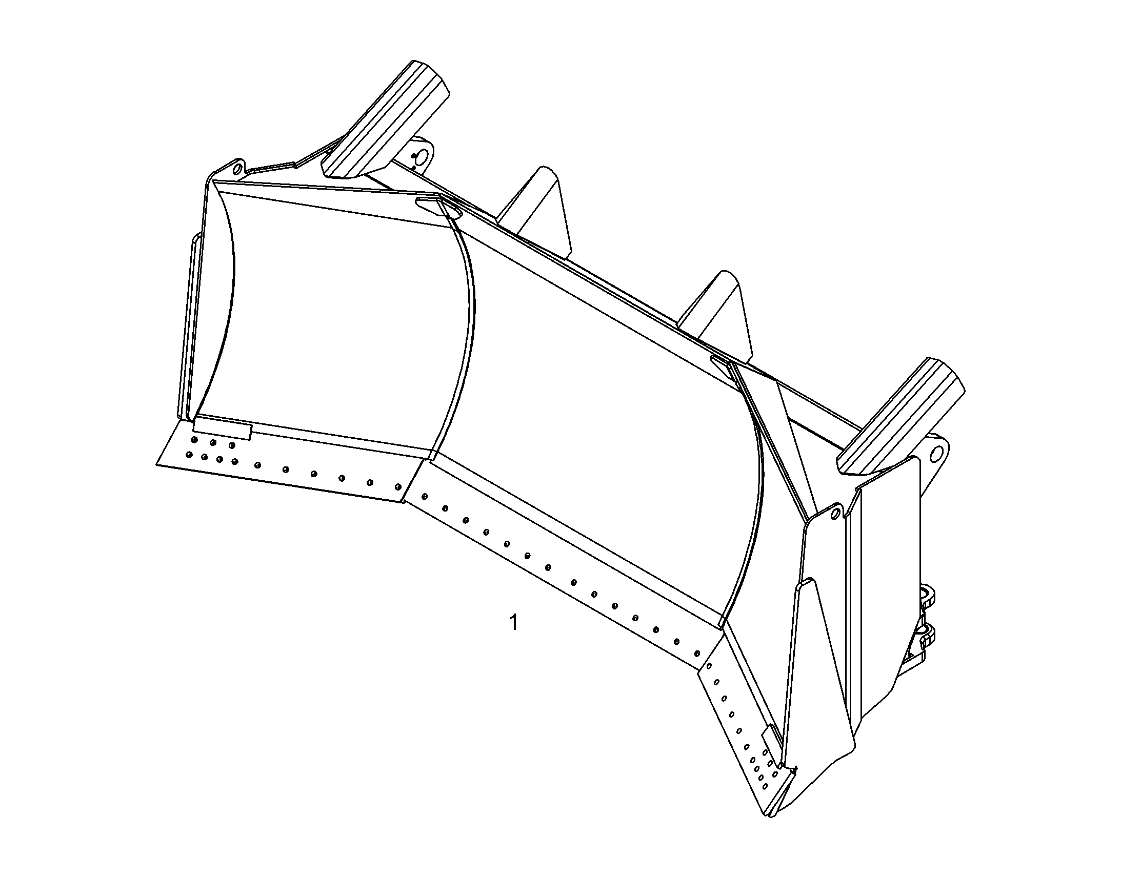 U-ОБРАЗНЫЙ ОТВАЛ 12592101 LIEBHERR