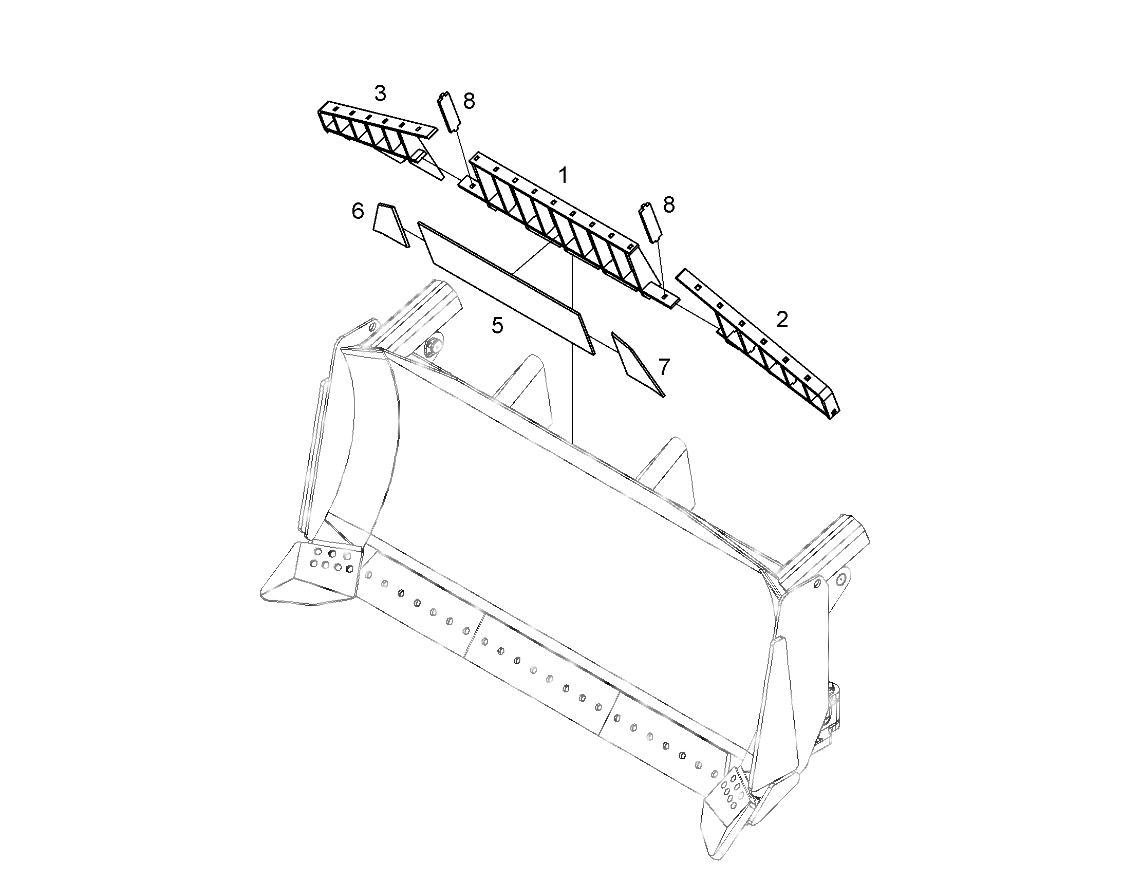 ЗАЩИТА ОТ КАМНЕЙ СПРАВА 12500666 LIEBHERR
