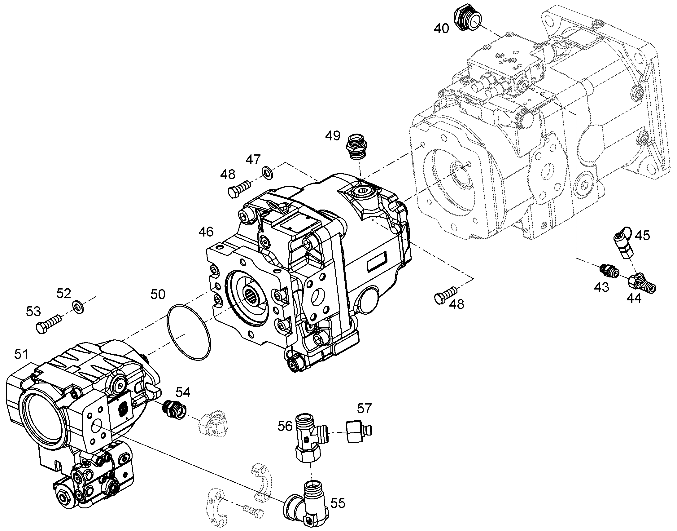 НАСОС АКСИАЛЬНОПОРШНЕВОЙ РЕГ. 38cm³/U 12216089 LIEBHERR