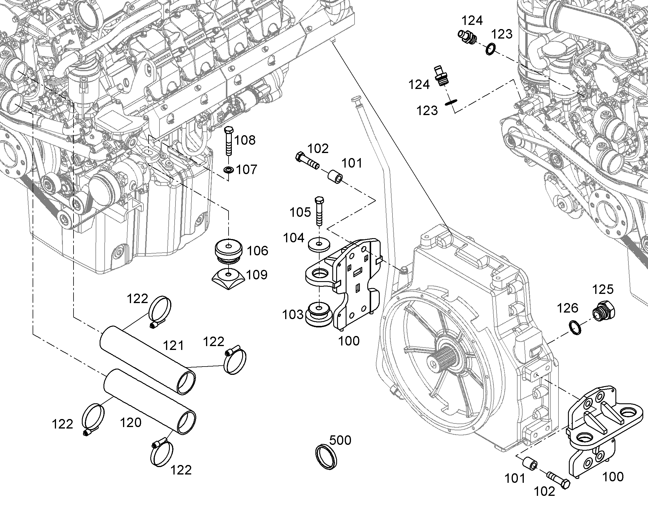 ШТУЦЕР ПЕРЕХОДНОЙ G1/2XM14X1,5 12465513 LIEBHERR