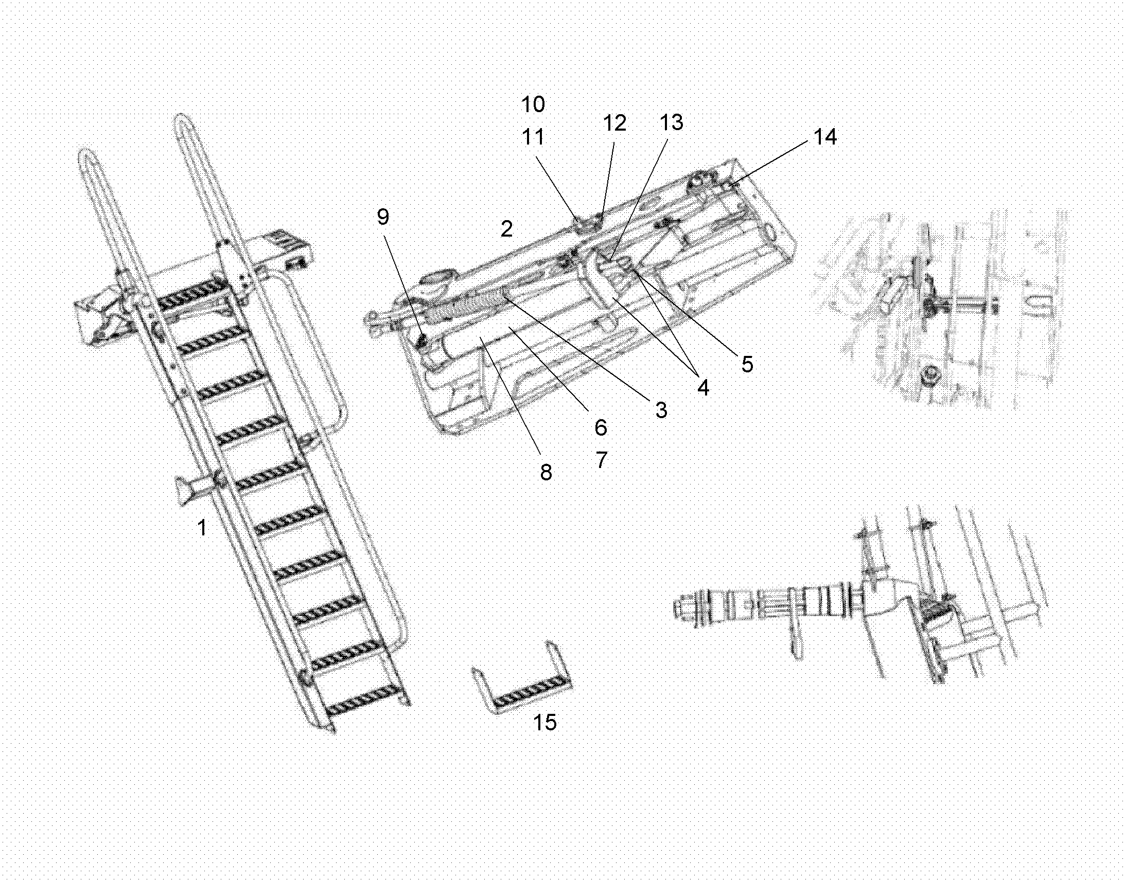 ВХОДНАЯ ЛЕСТНИЦА 12271558 LIEBHERR