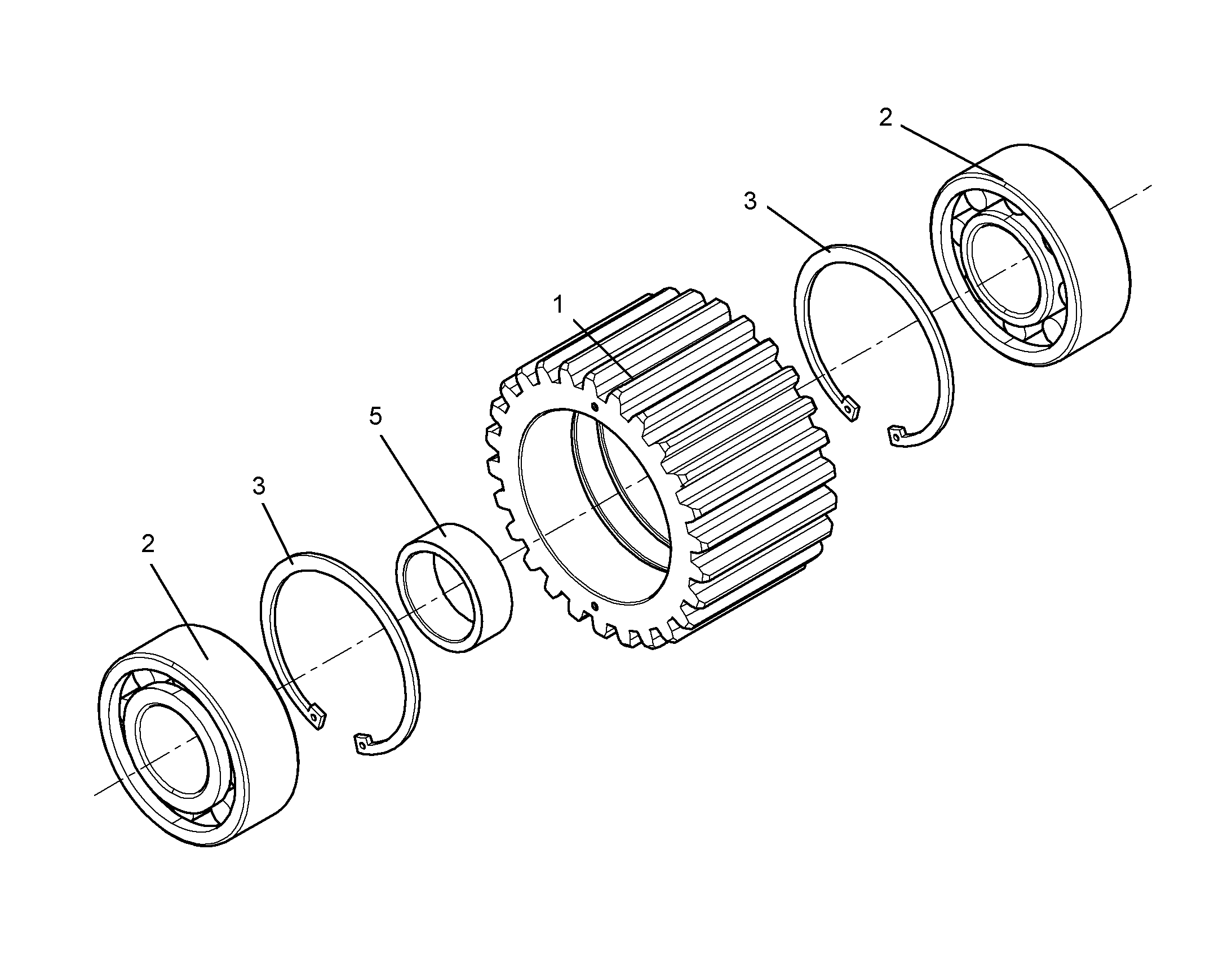 ПРОМЕЖУТОЧНОЕ КОЛЬЦО 003 60X75X26,5 90209328 LIEBHERR