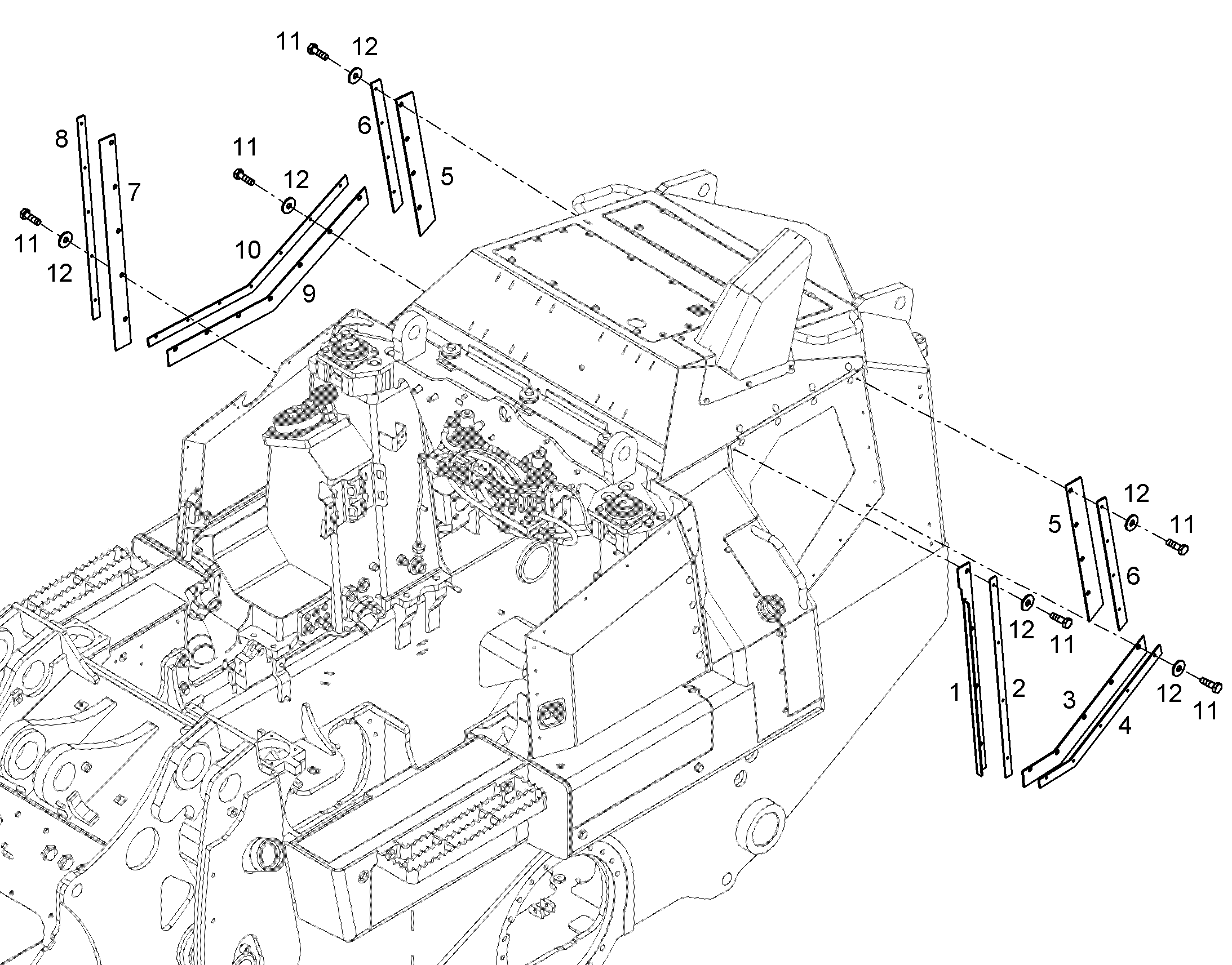 ПЛАНКА 12834824 LIEBHERR