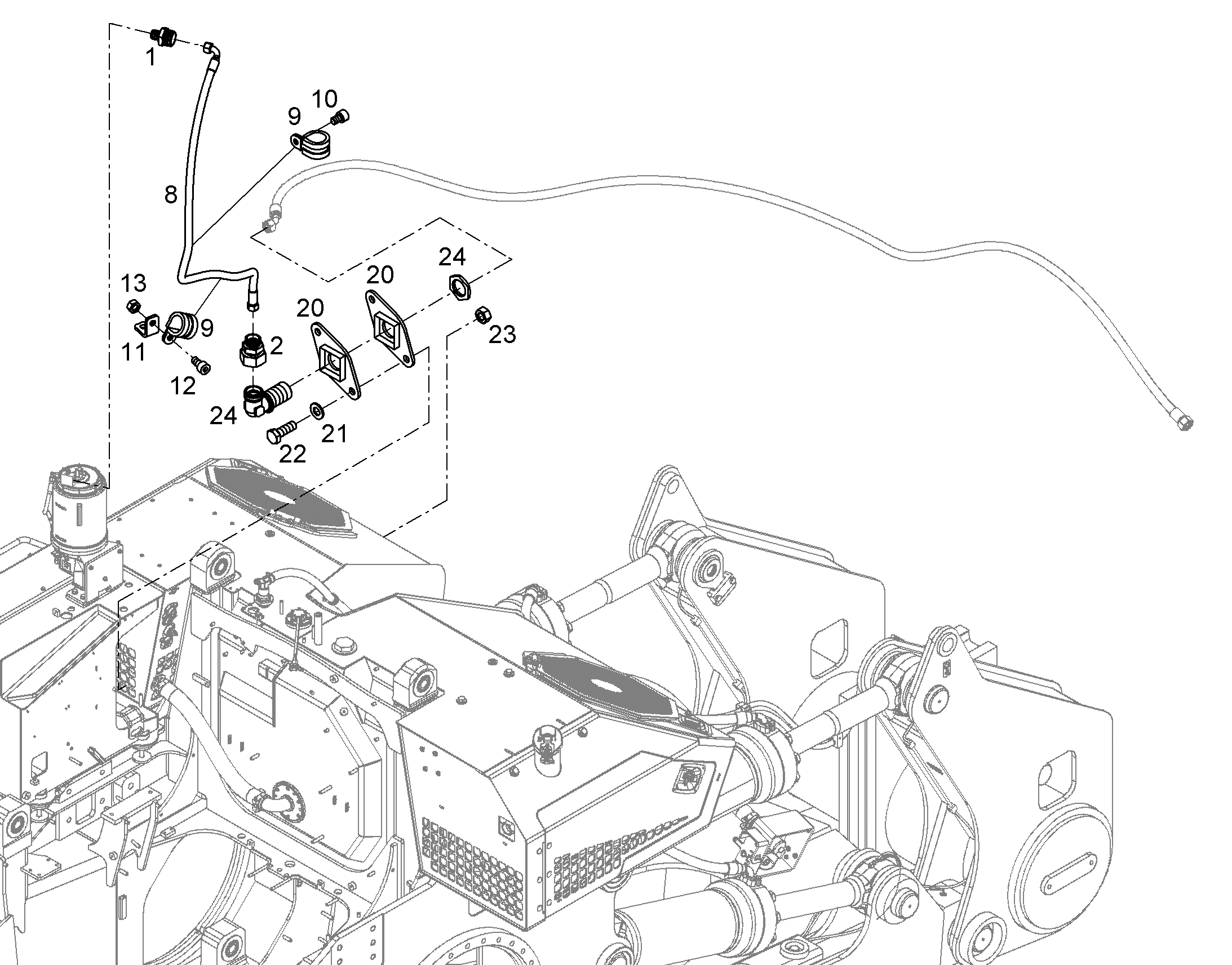 РАЗДЕЛИТЕЛЬНЫЙ ЛИСТ 12973954 LIEBHERR
