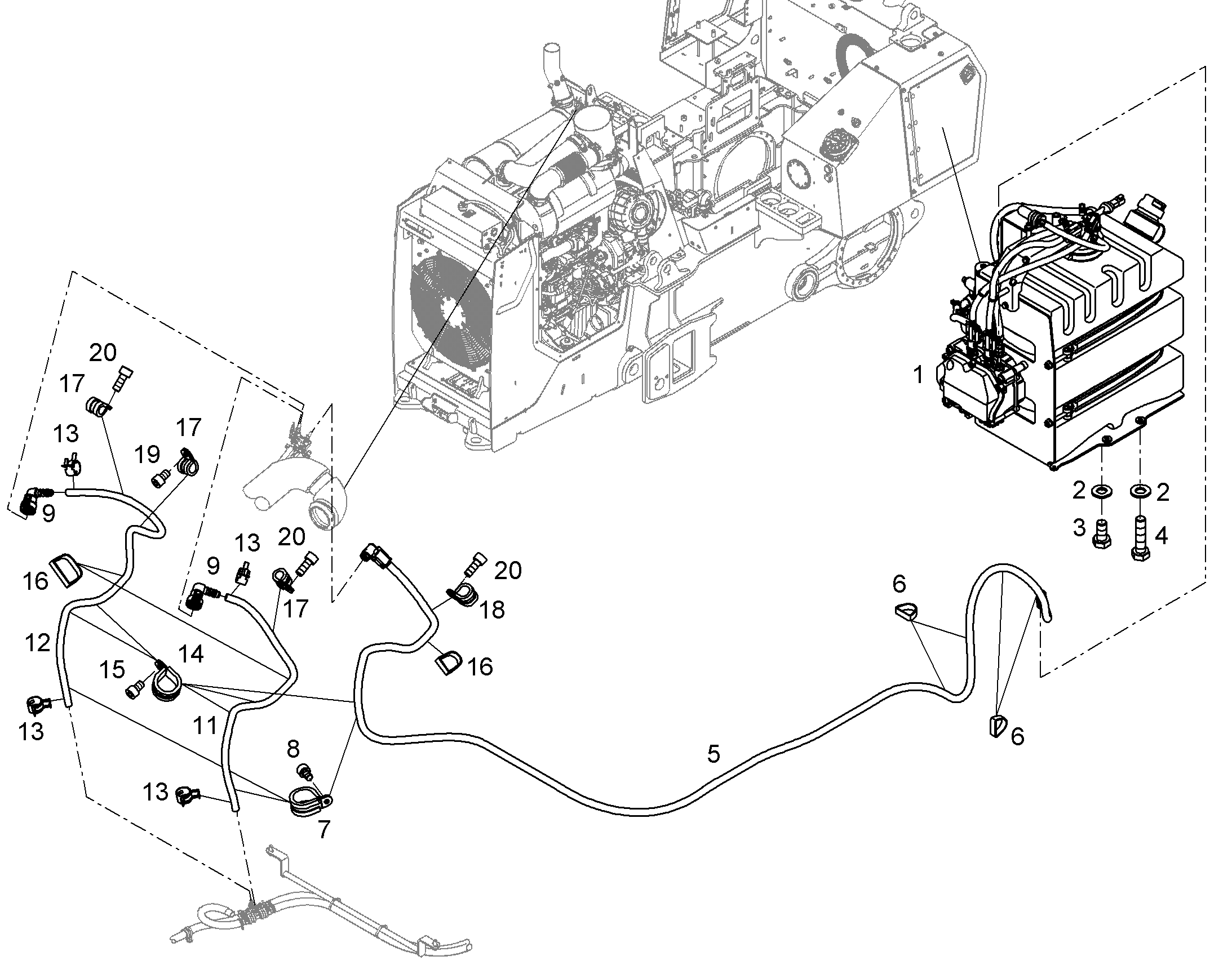 UREA ASSEMBLIES 12821622 LIEBHERR