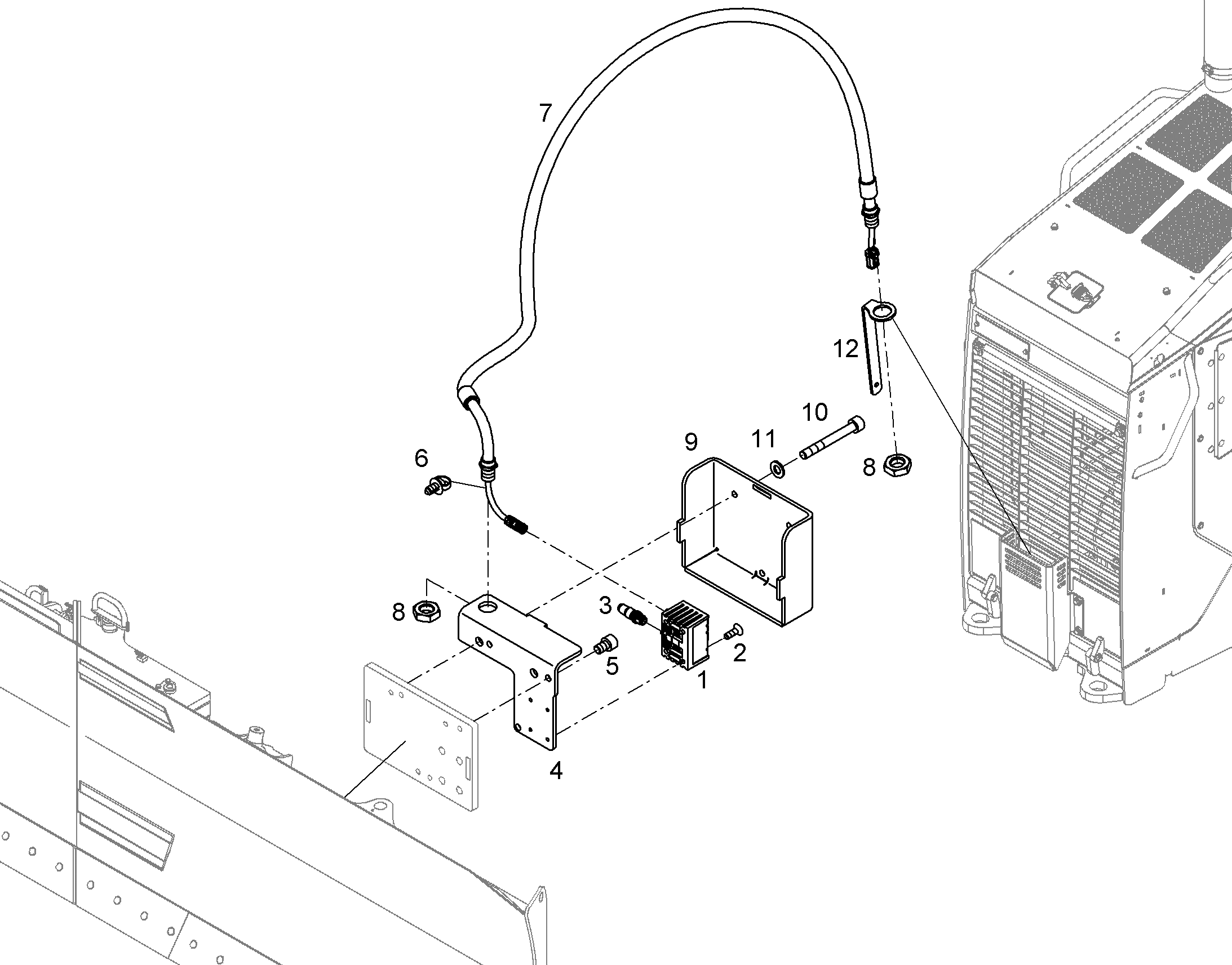 CABLE PROTECTING 12855886 LIEBHERR
