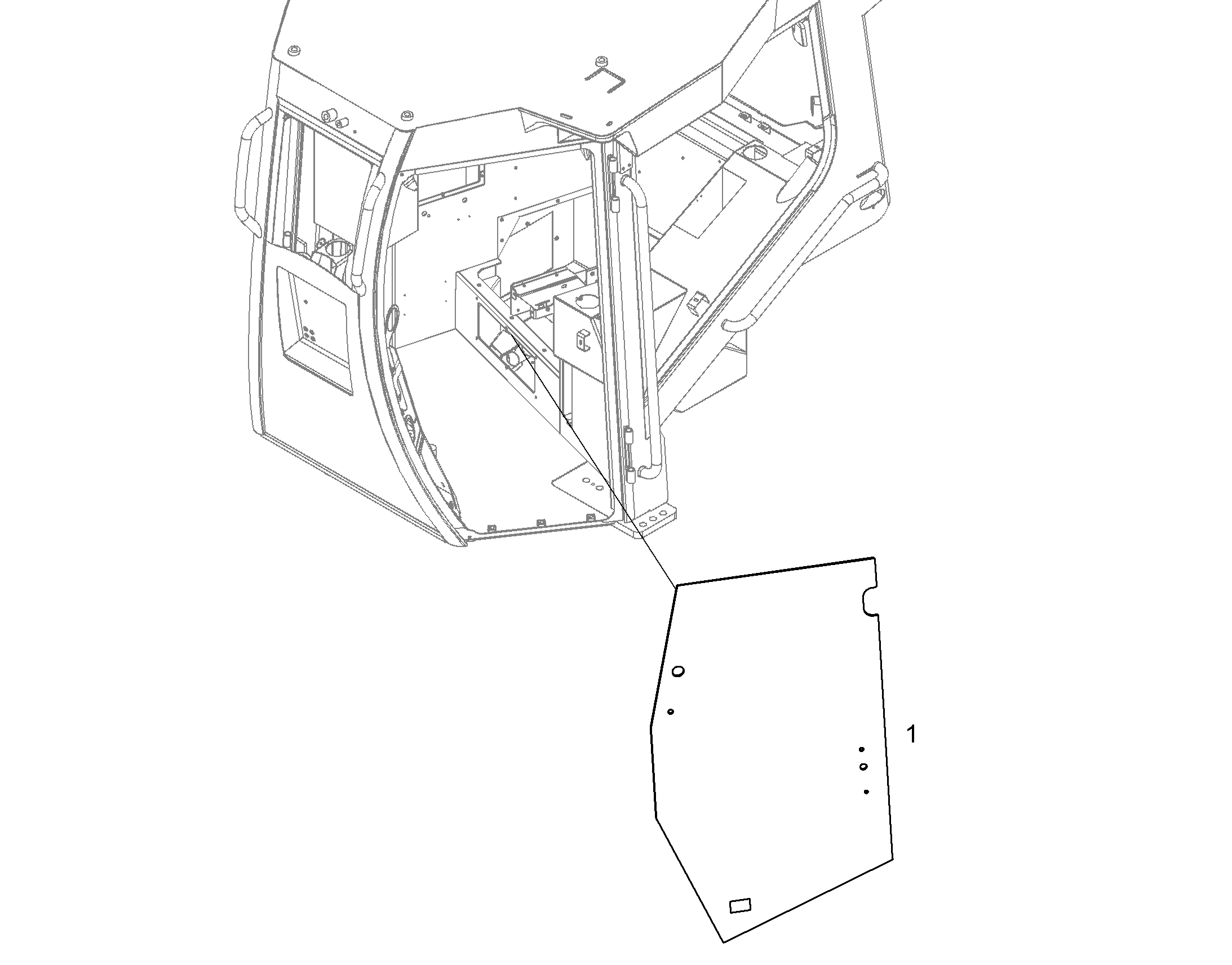 ИЗОЛИРУЮЩЕЕ СТЕКЛО ДВЕРИ 12991449 LIEBHERR