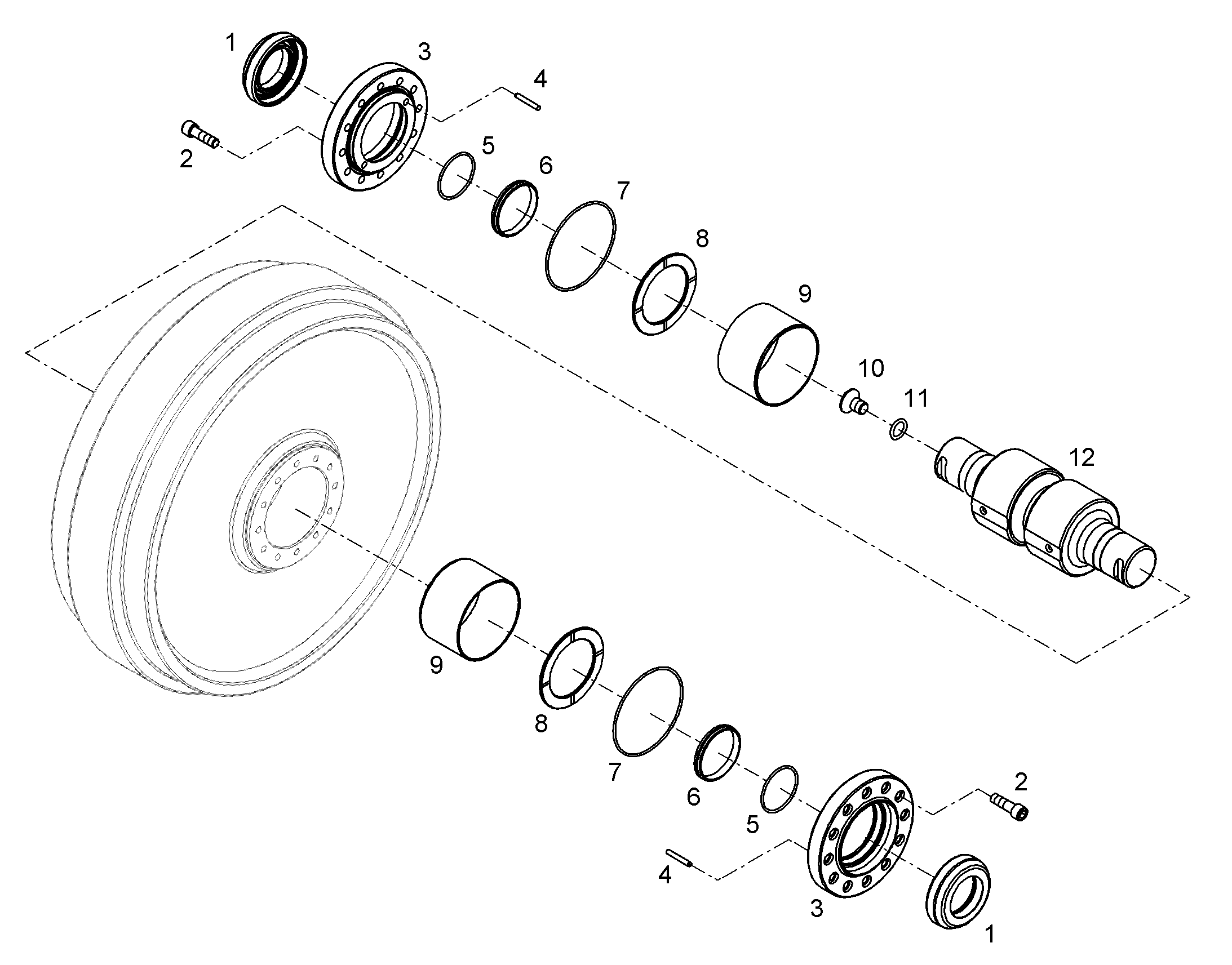 КОМПЛЕКТ УПЛОТНЕНИЙ 12279595 LIEBHERR