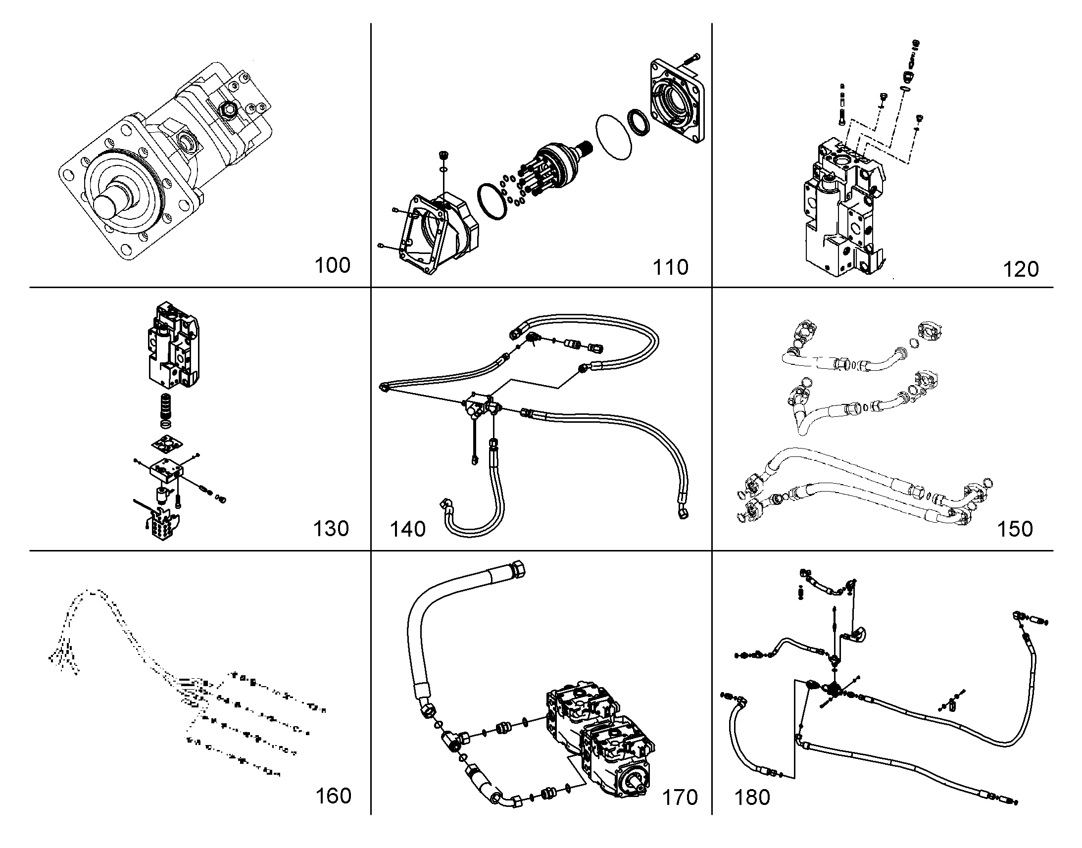 РАЗВОДКА ТОРМОЗНОЙ КЛАПАН 9086733 LIEBHERR