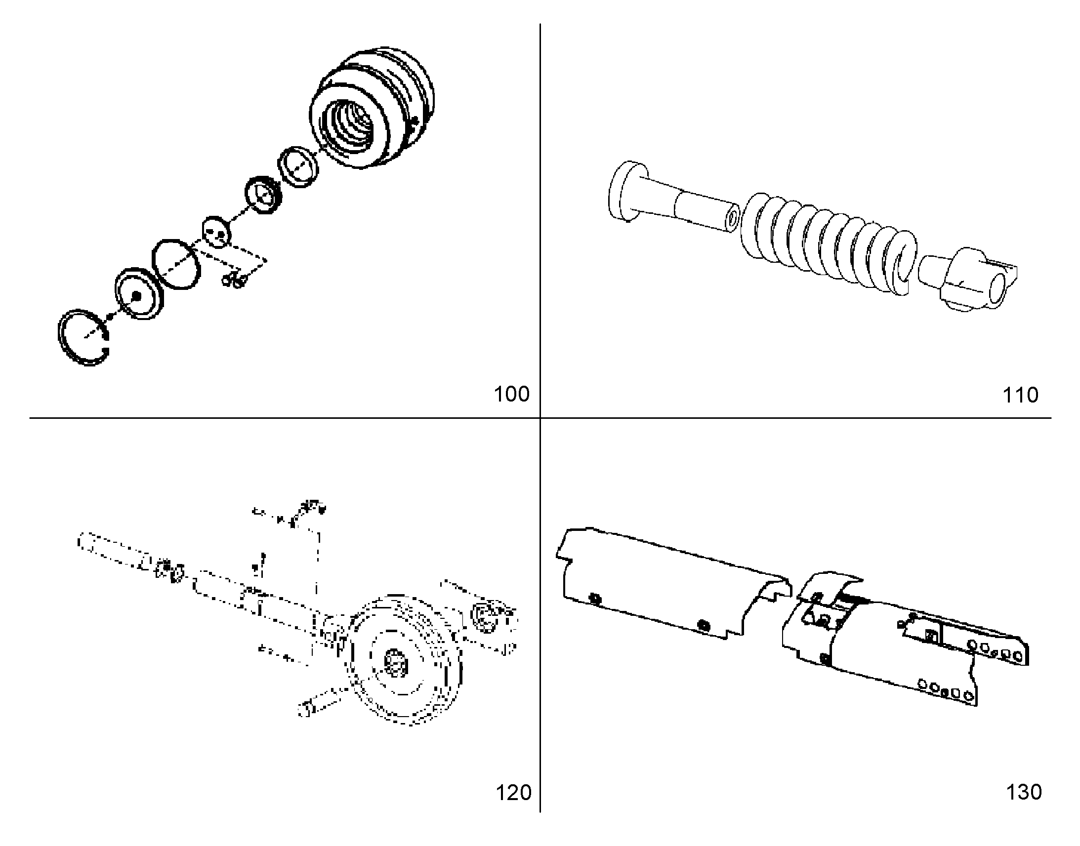 РОЛИК ПОДДЕРЖИВАЮЩИЙ 9086713 LIEBHERR