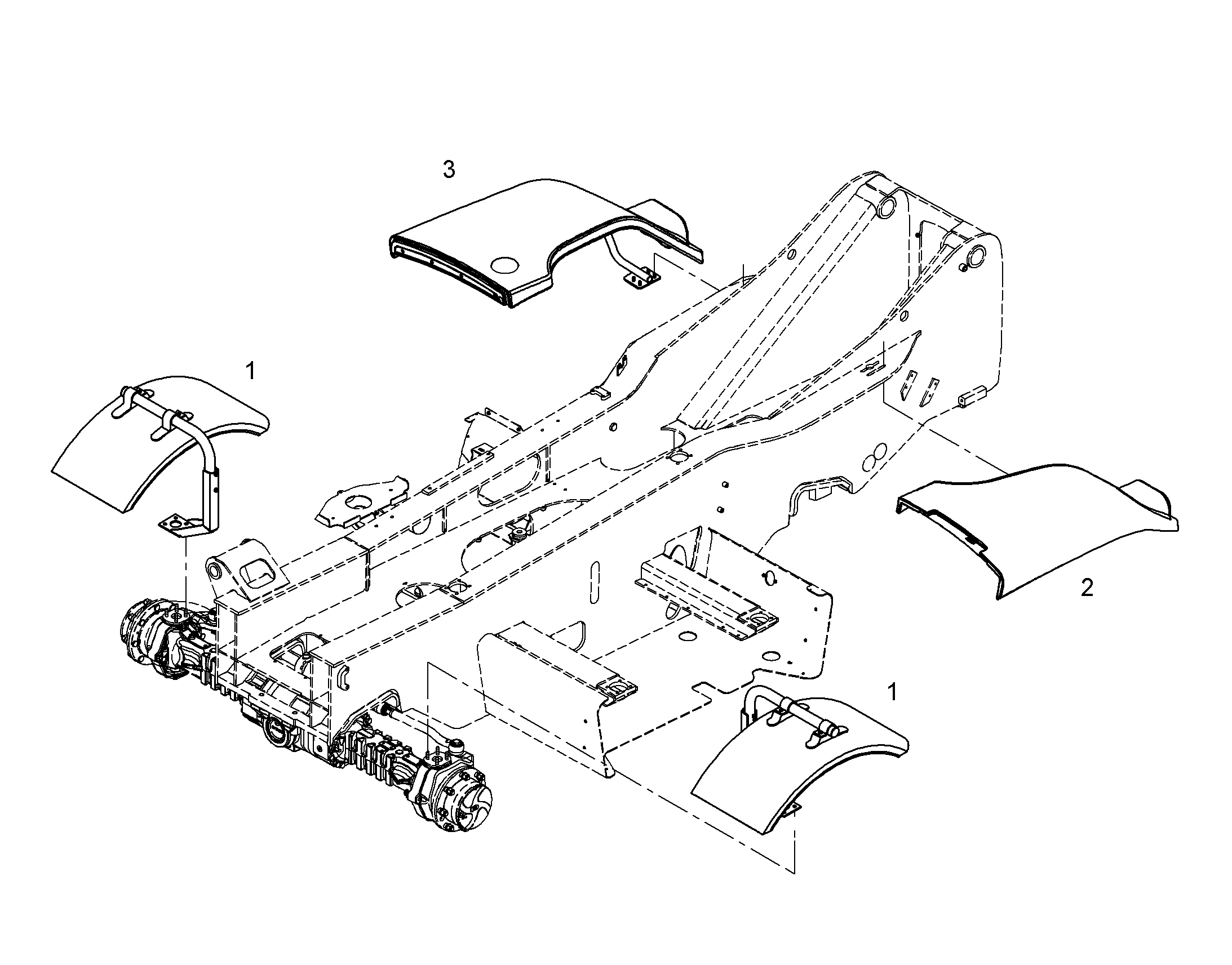 FENDER FRONT 9930298 LIEBHERR
