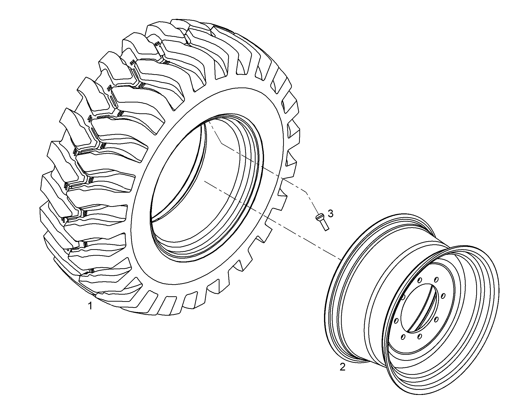 ДИСКОВОЕ КОЛЕСО 13X24 / 25,4 (8-LOCH) 10289197 LIEBHERR